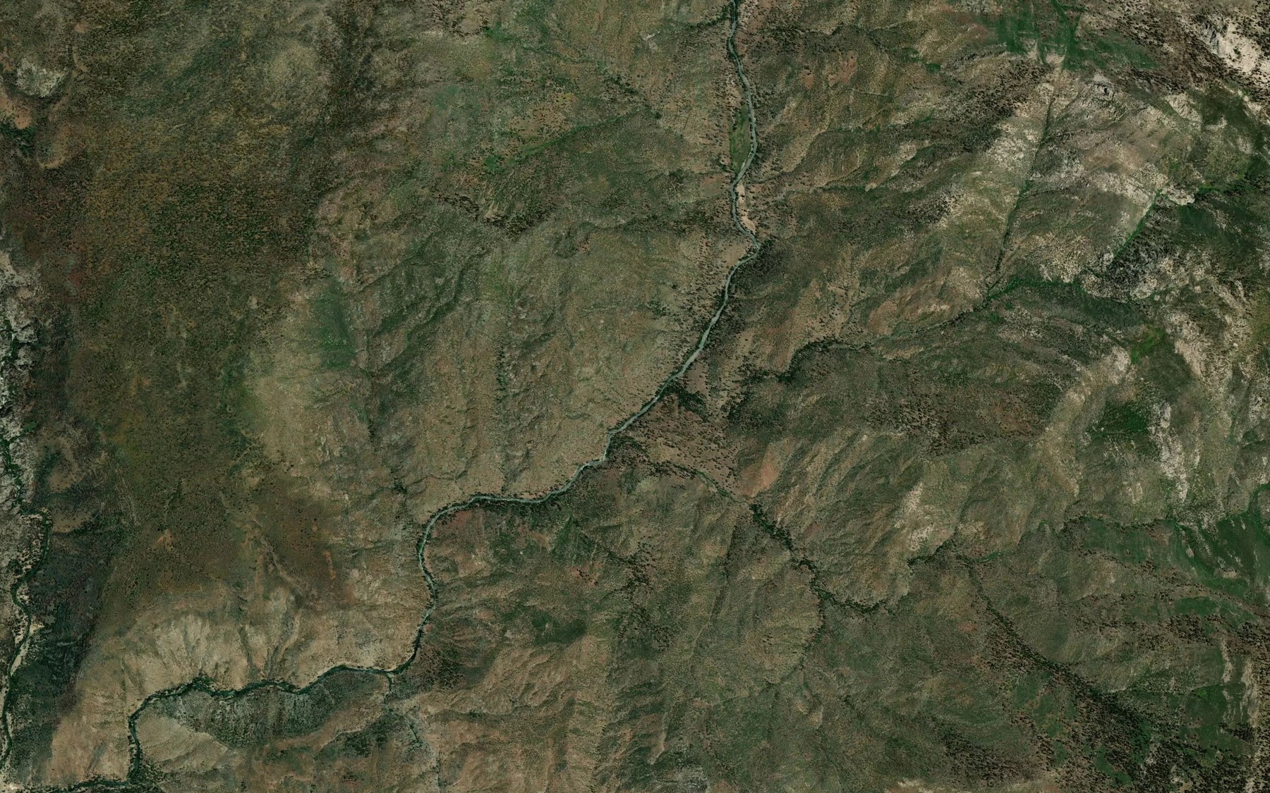 Satellite map of the Osa Creek