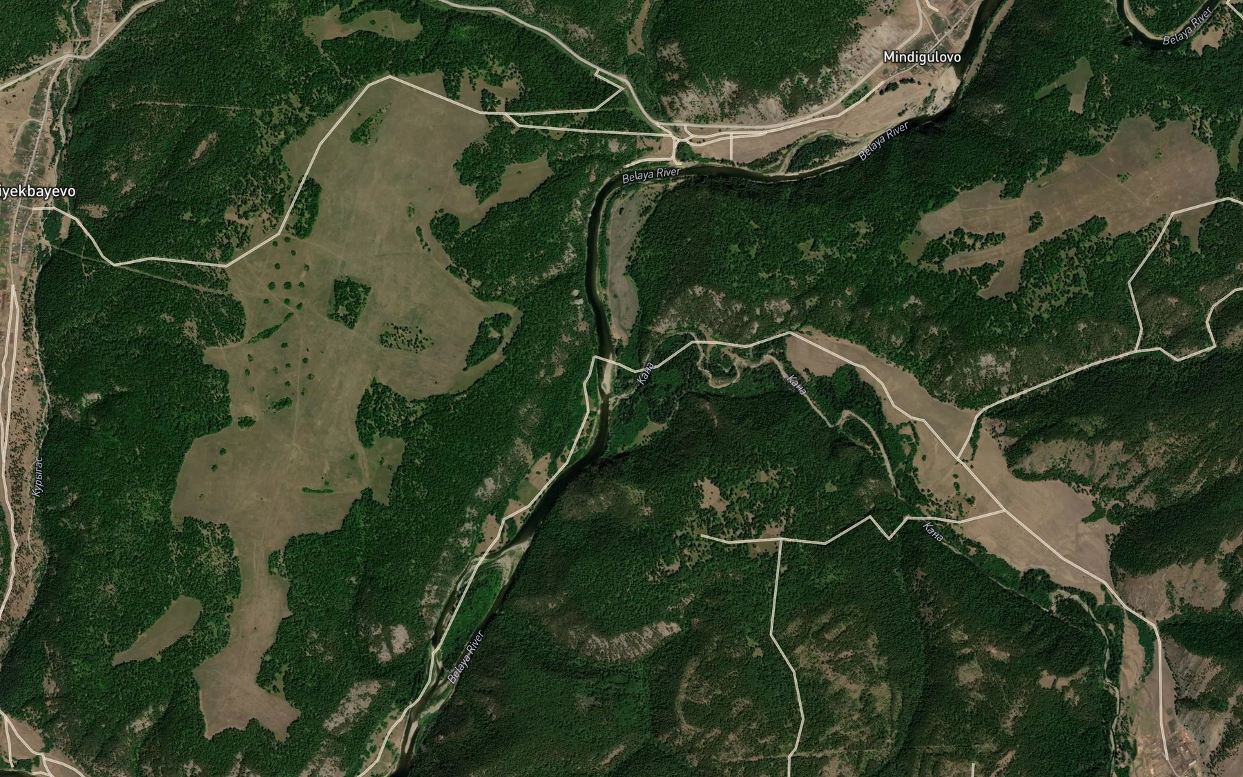 Satellite map of the Kana