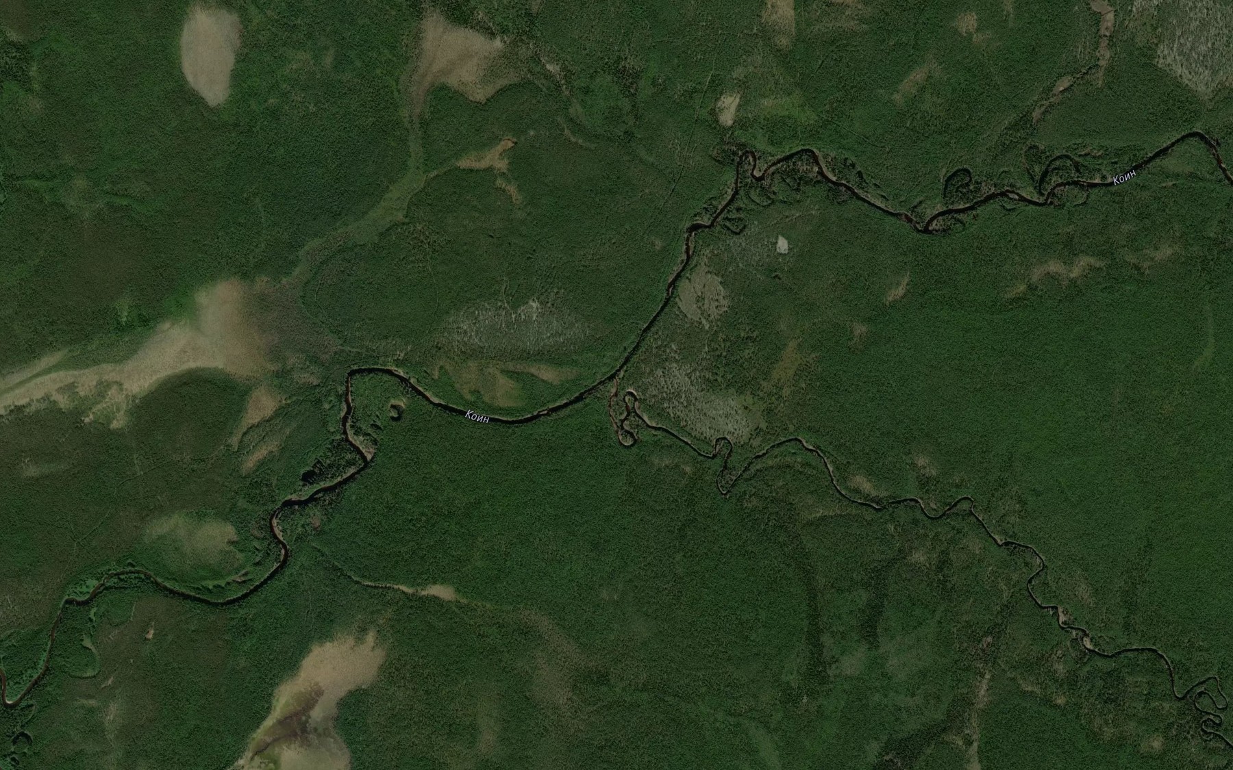 Satellite map of the Syulas