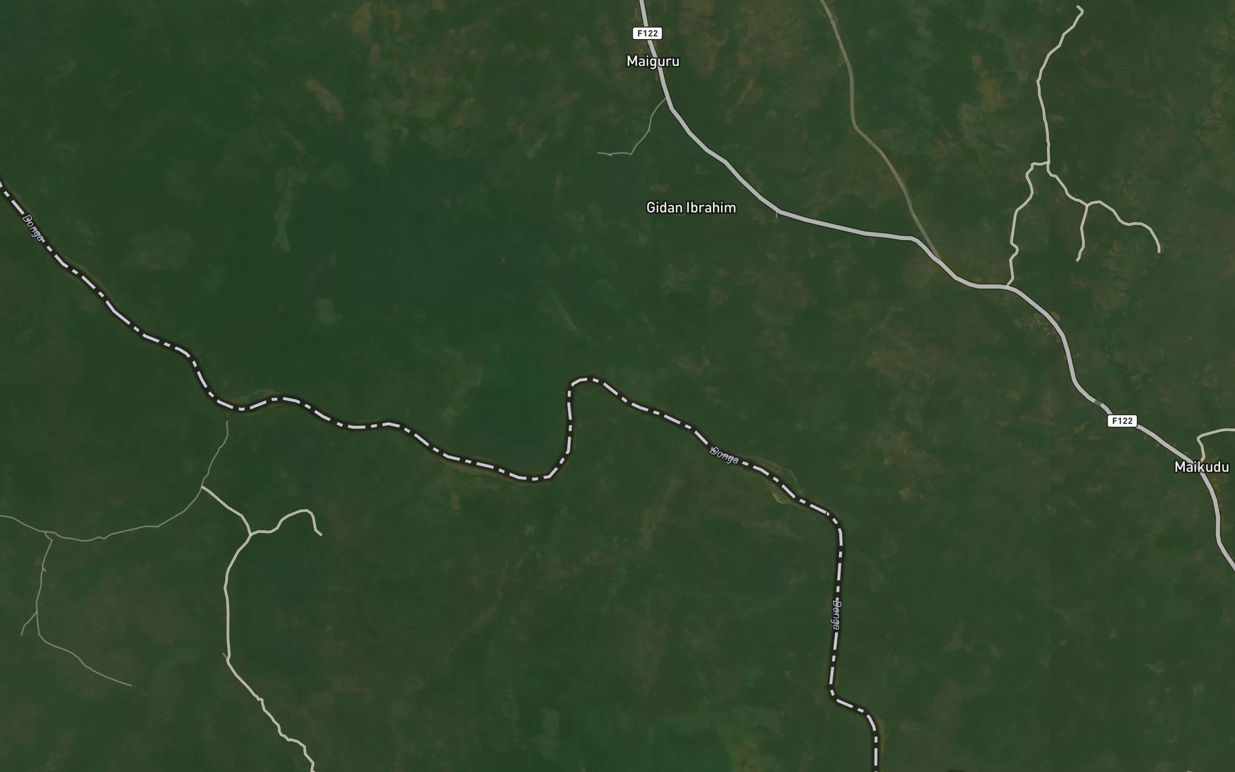 Satellite map of the River Mbefian
