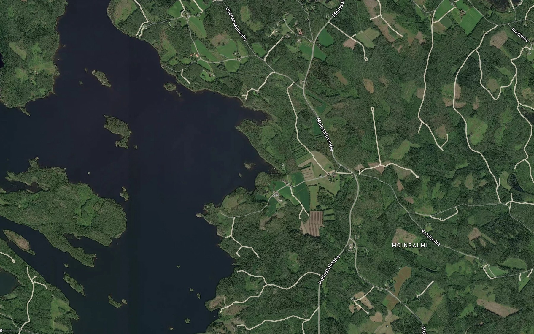 Satellite map of the Ojanlahti