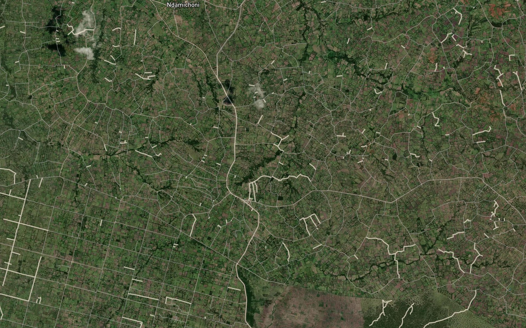 Satellite map of the Koimeret Dam