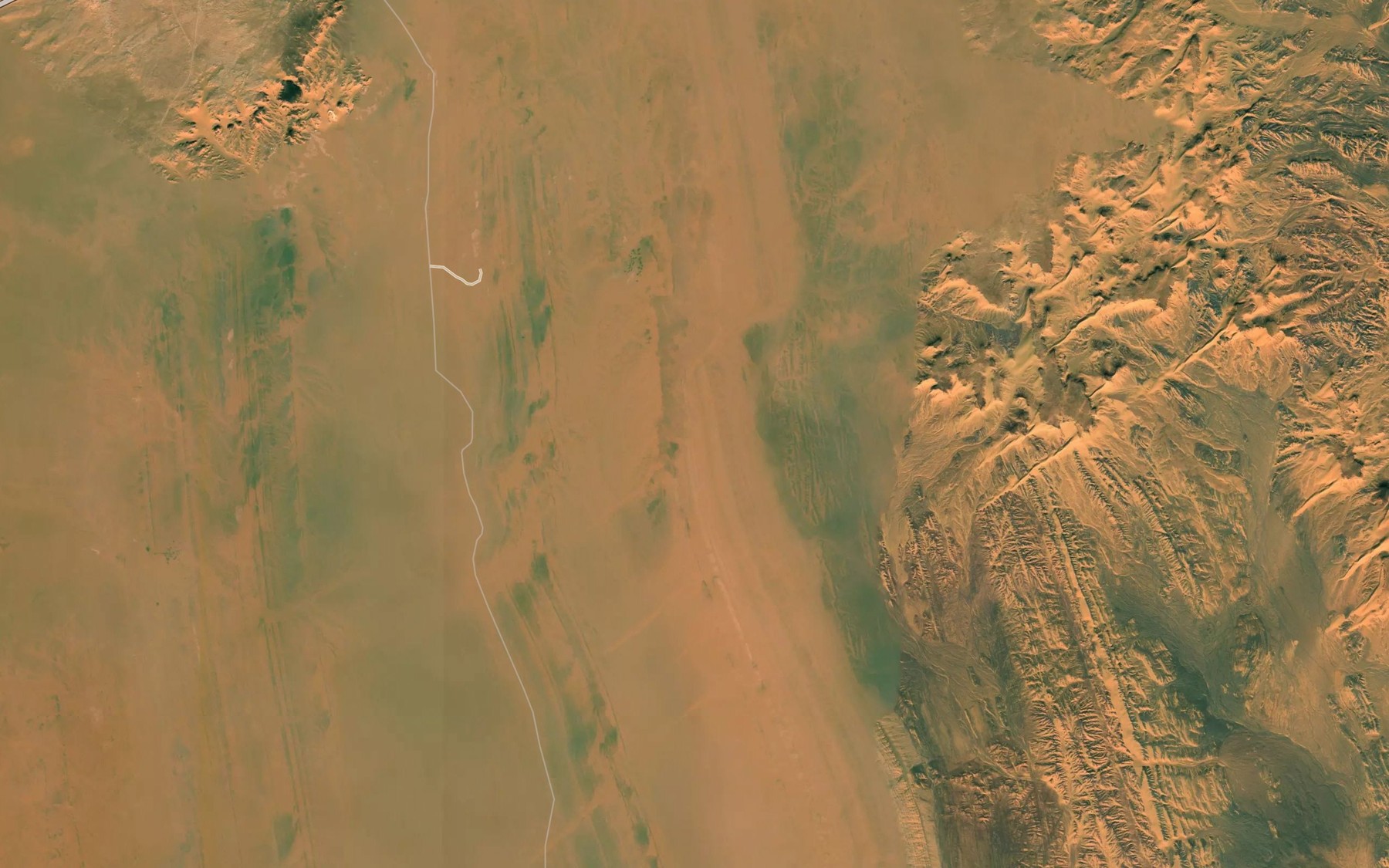Satellite map of the 'Ain ech Cheikh