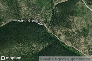 Satellite map of the North Fork Marsh Creek