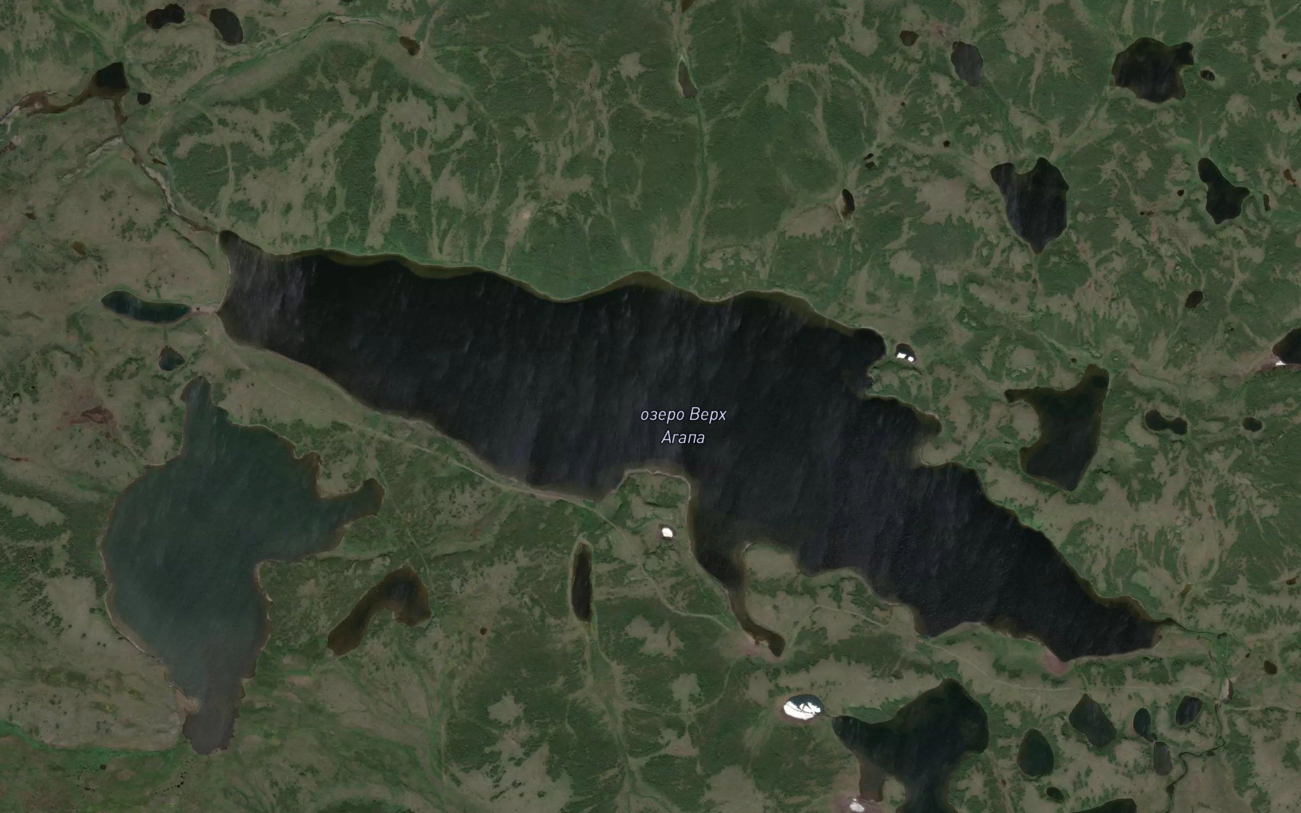 Ozero Verkhnyaya Agapa