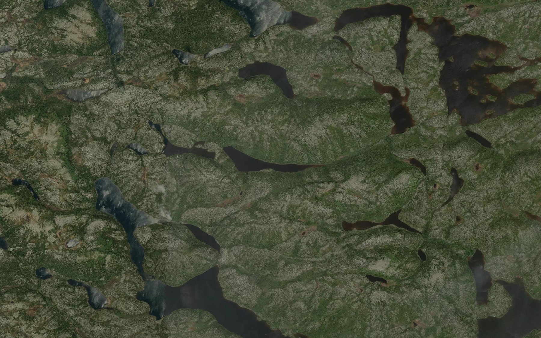 Satellite map of the Lac Maskuchis