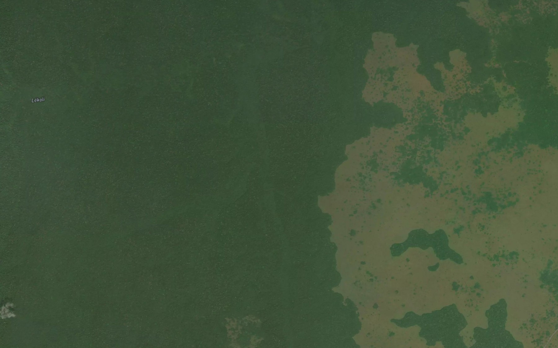 Satellite map of the Iloumba