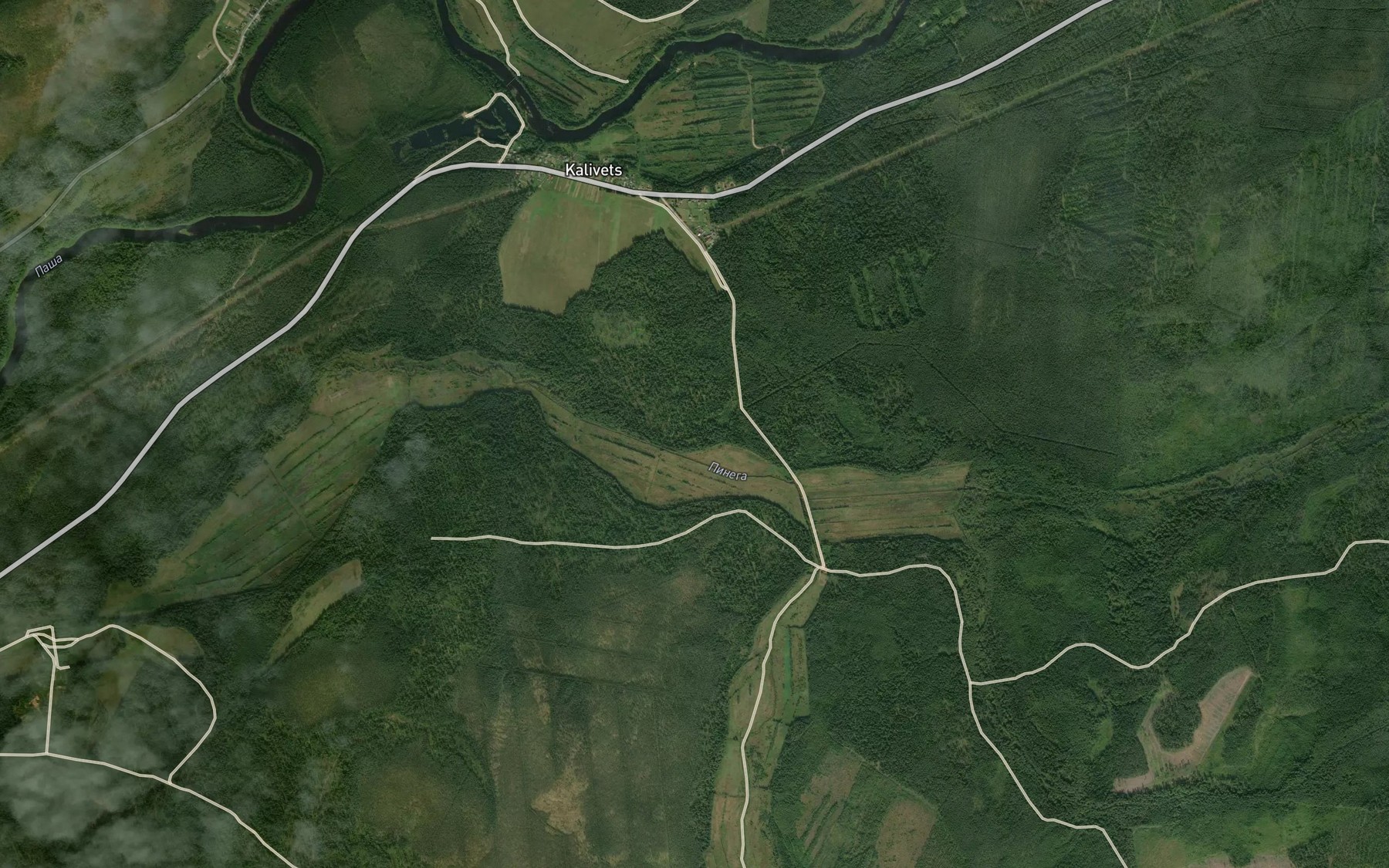 Satellite map of the Rantsera