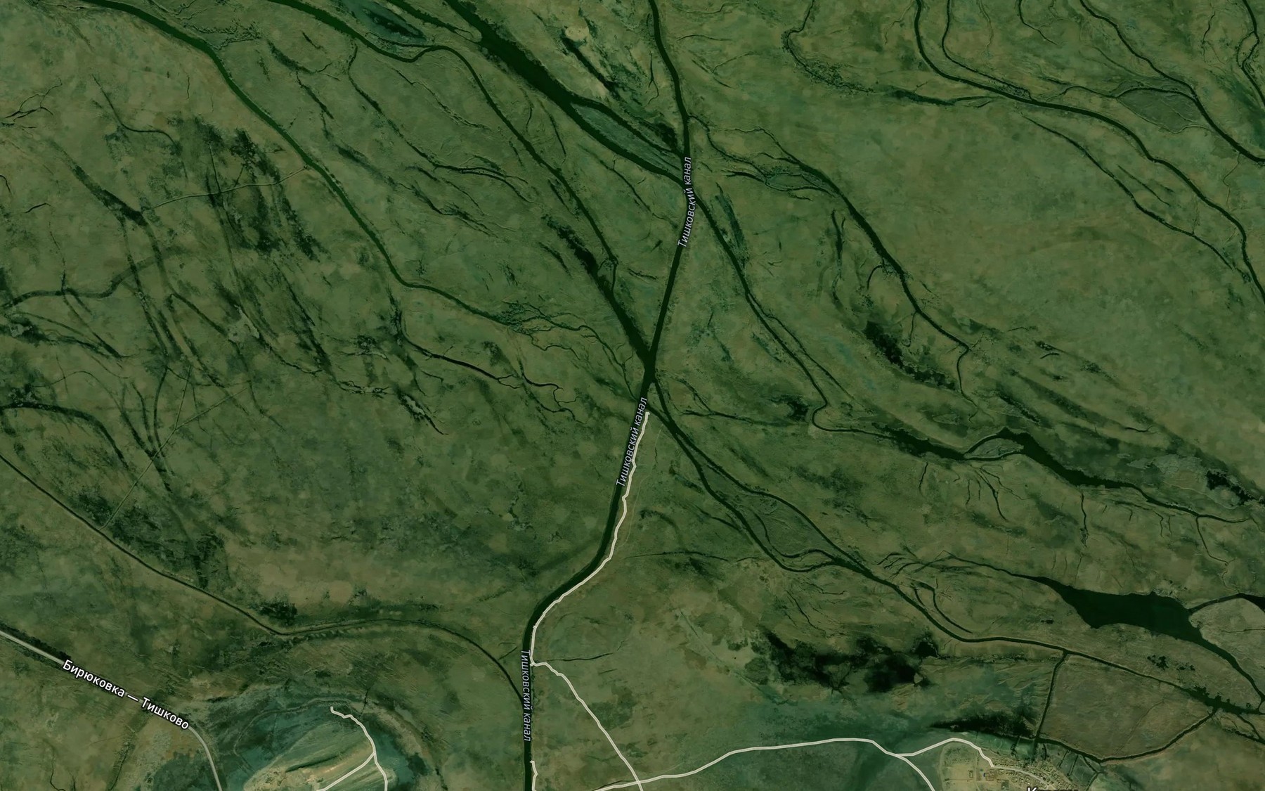 Satellite map of the Pravaya Krasnaya