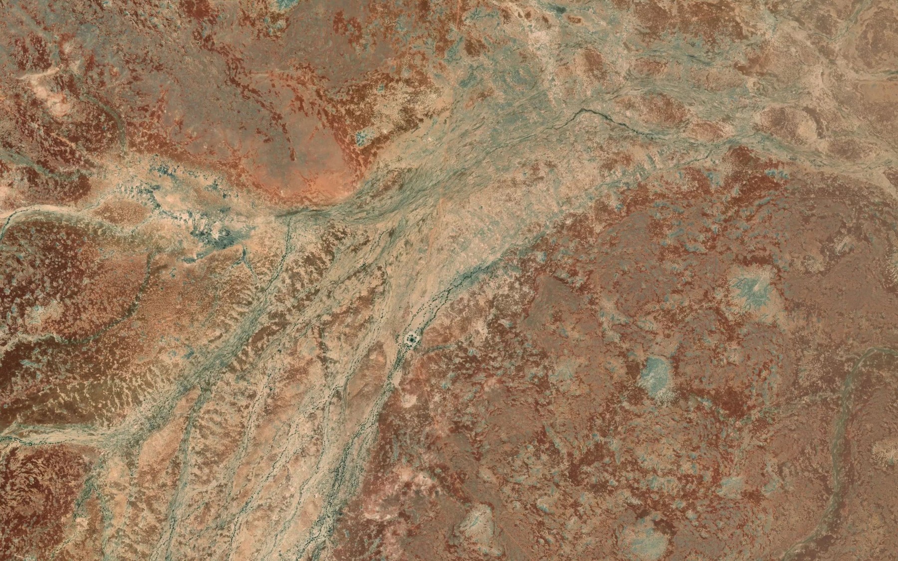 Satellite map of the Coomparana Creek
