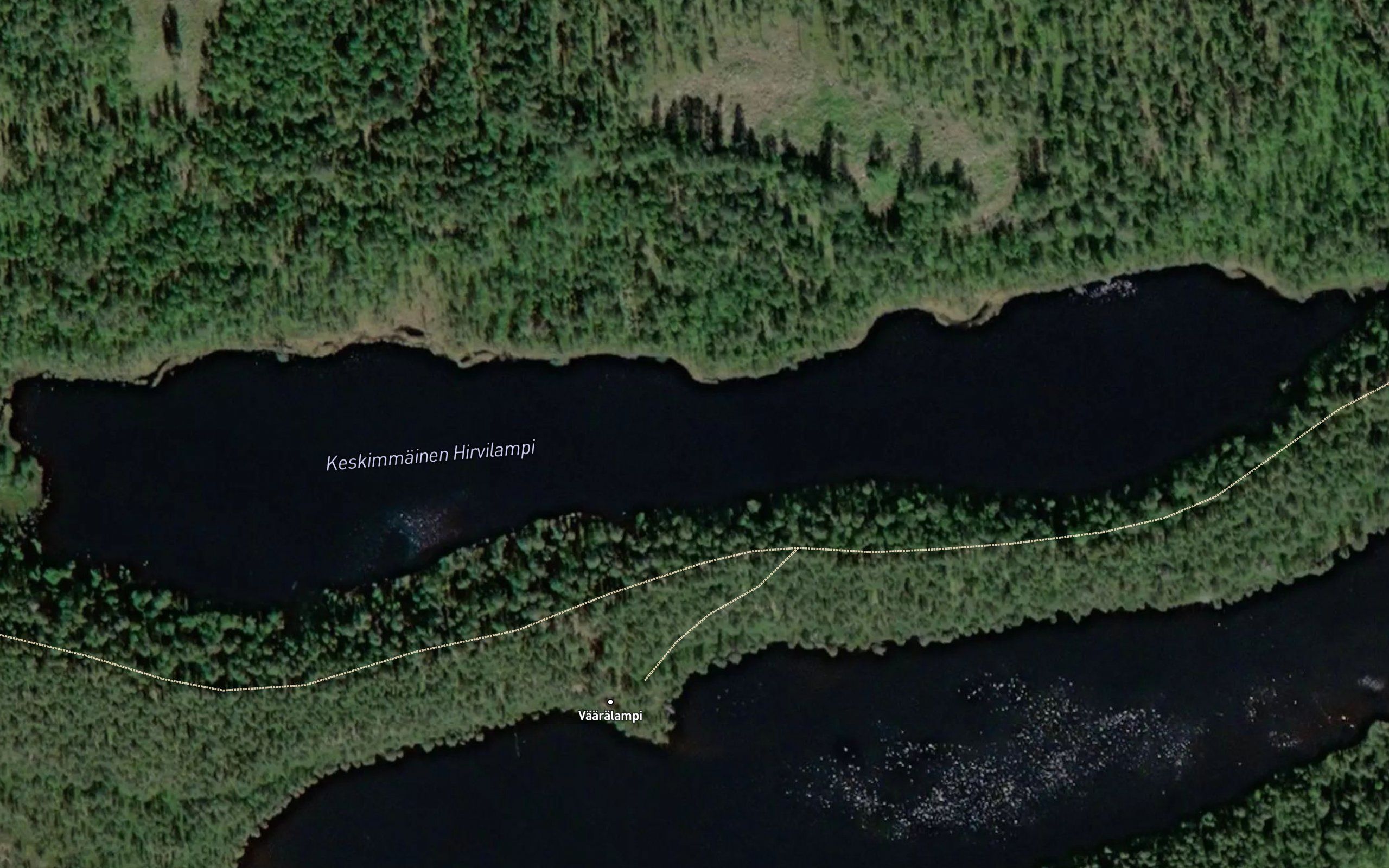 Keskimmainen Hirvilampi