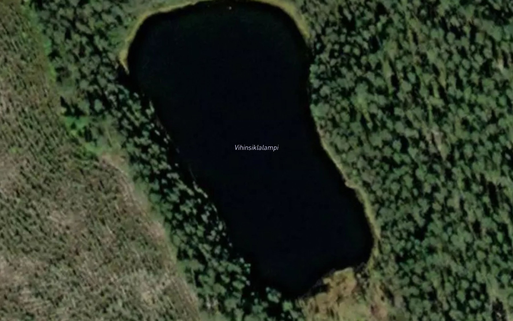 Satellite map of the Vihinsiklalampi