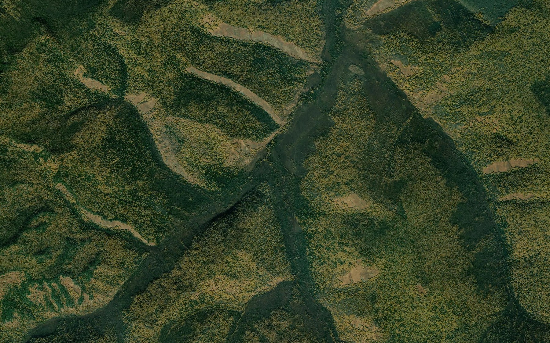 Satellite map of the Zun-Gol