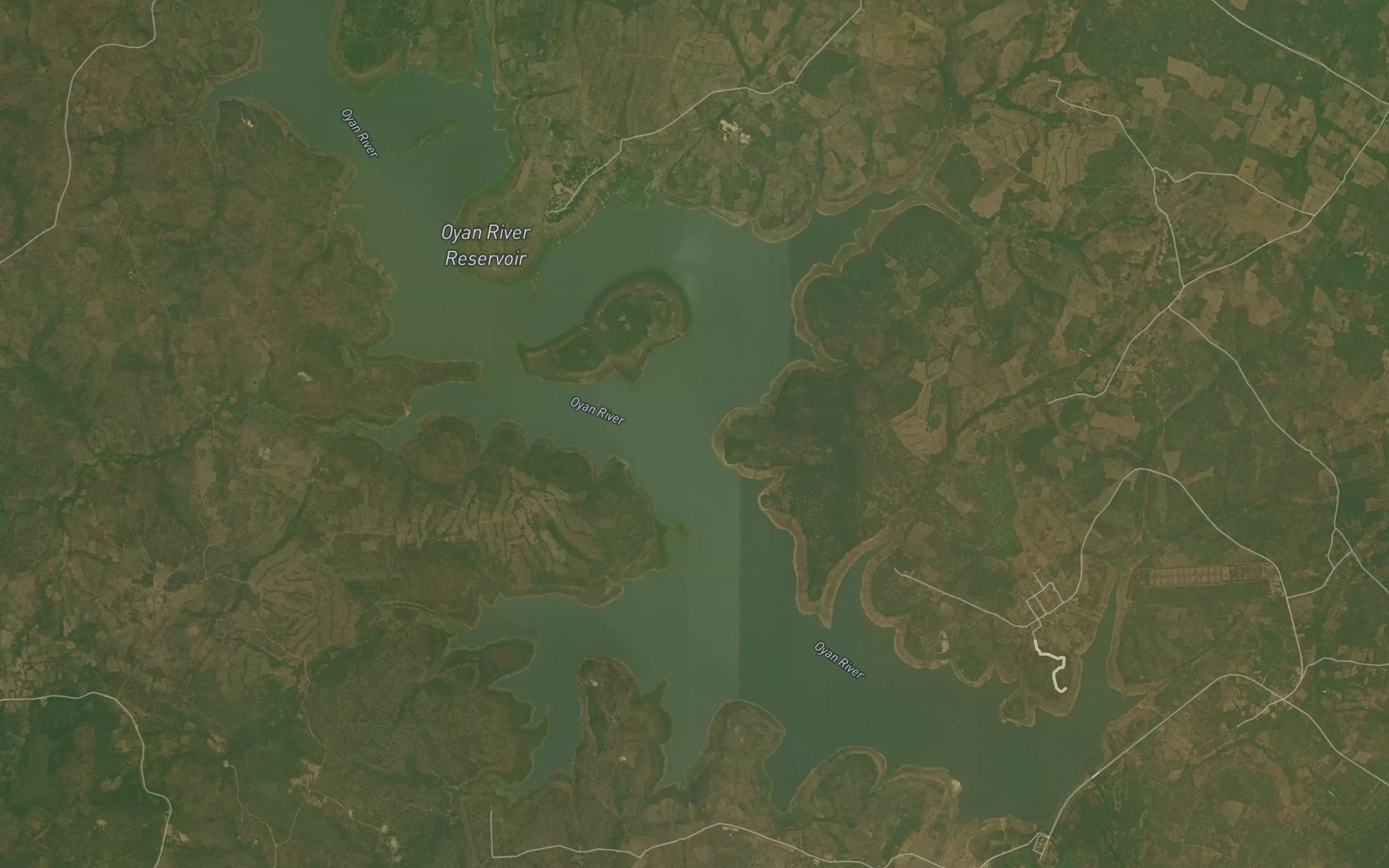 Satellite map of the River Oniyanrin