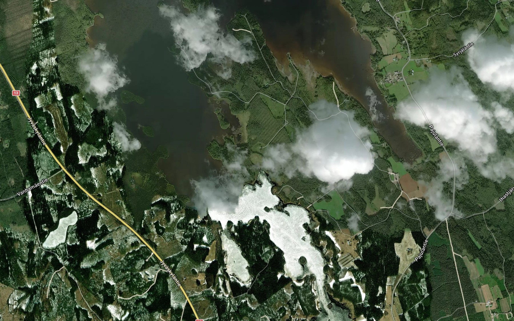Satellite map of the Ketvellahti