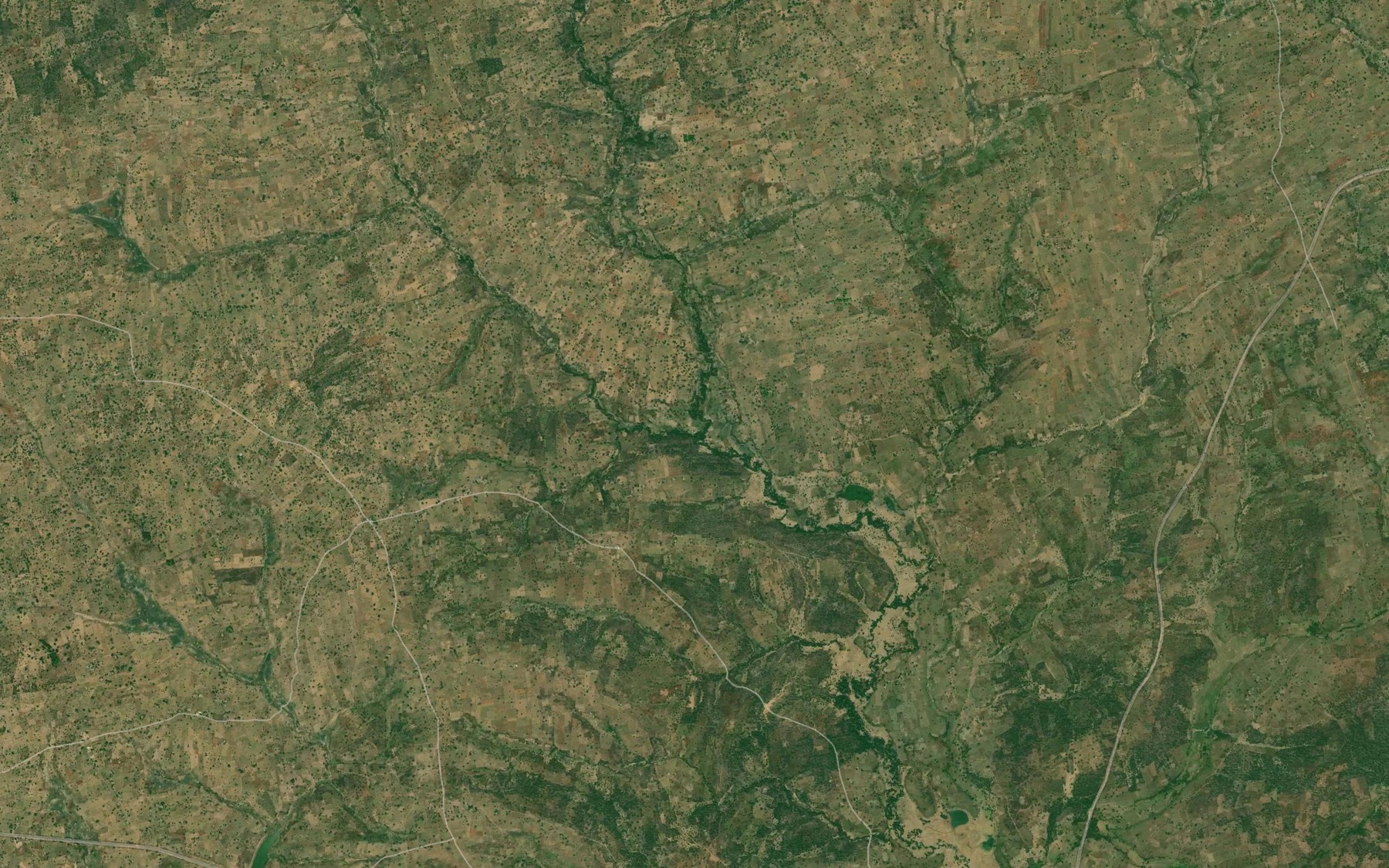 Satellite map of the River Kwomdep