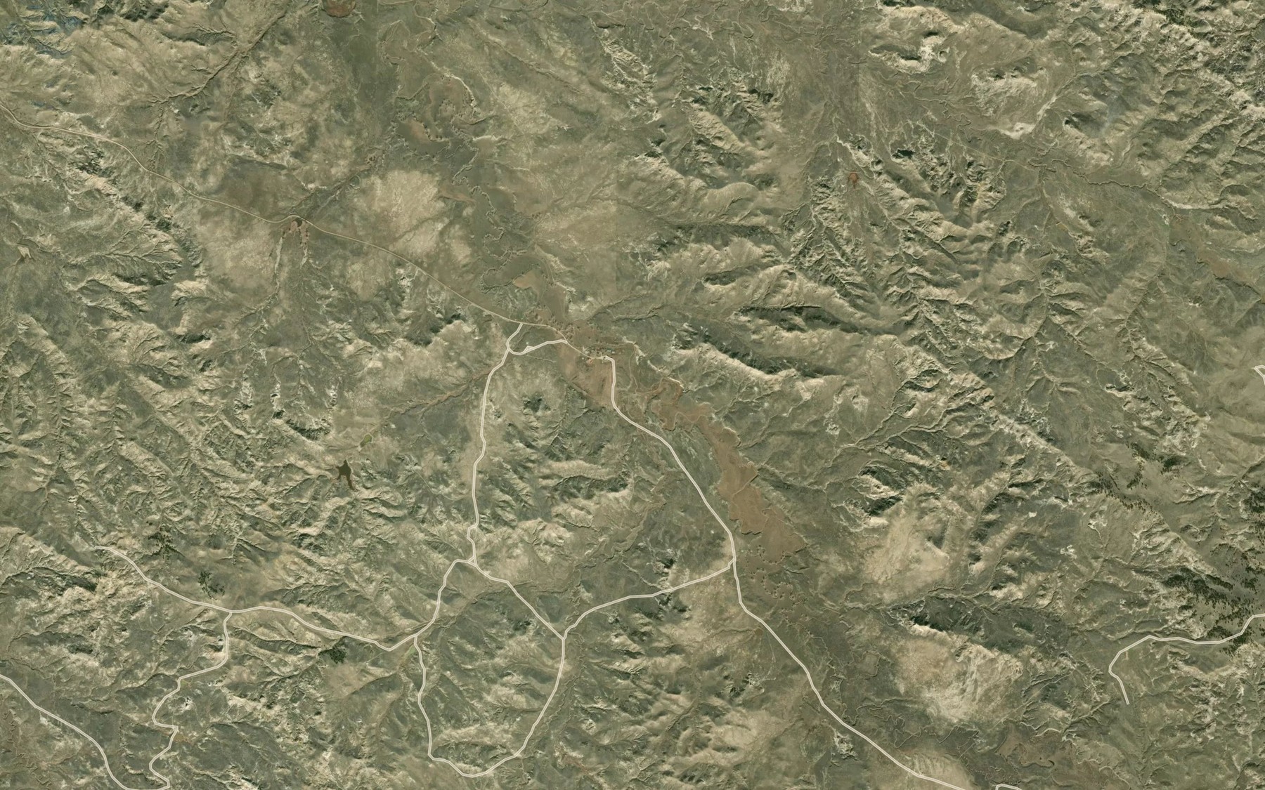 Satellite map of the Sand Creek