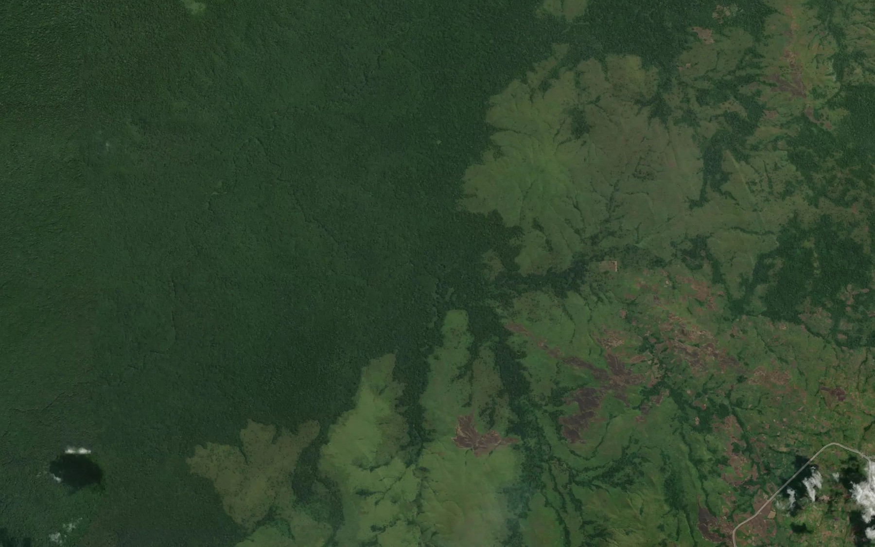 Satellite map of the Kabusinde
