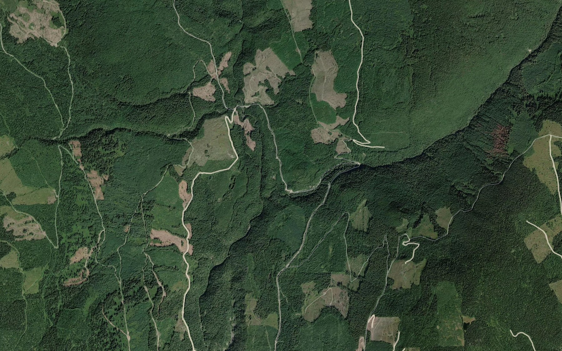 Satellite map of the Cross Creek