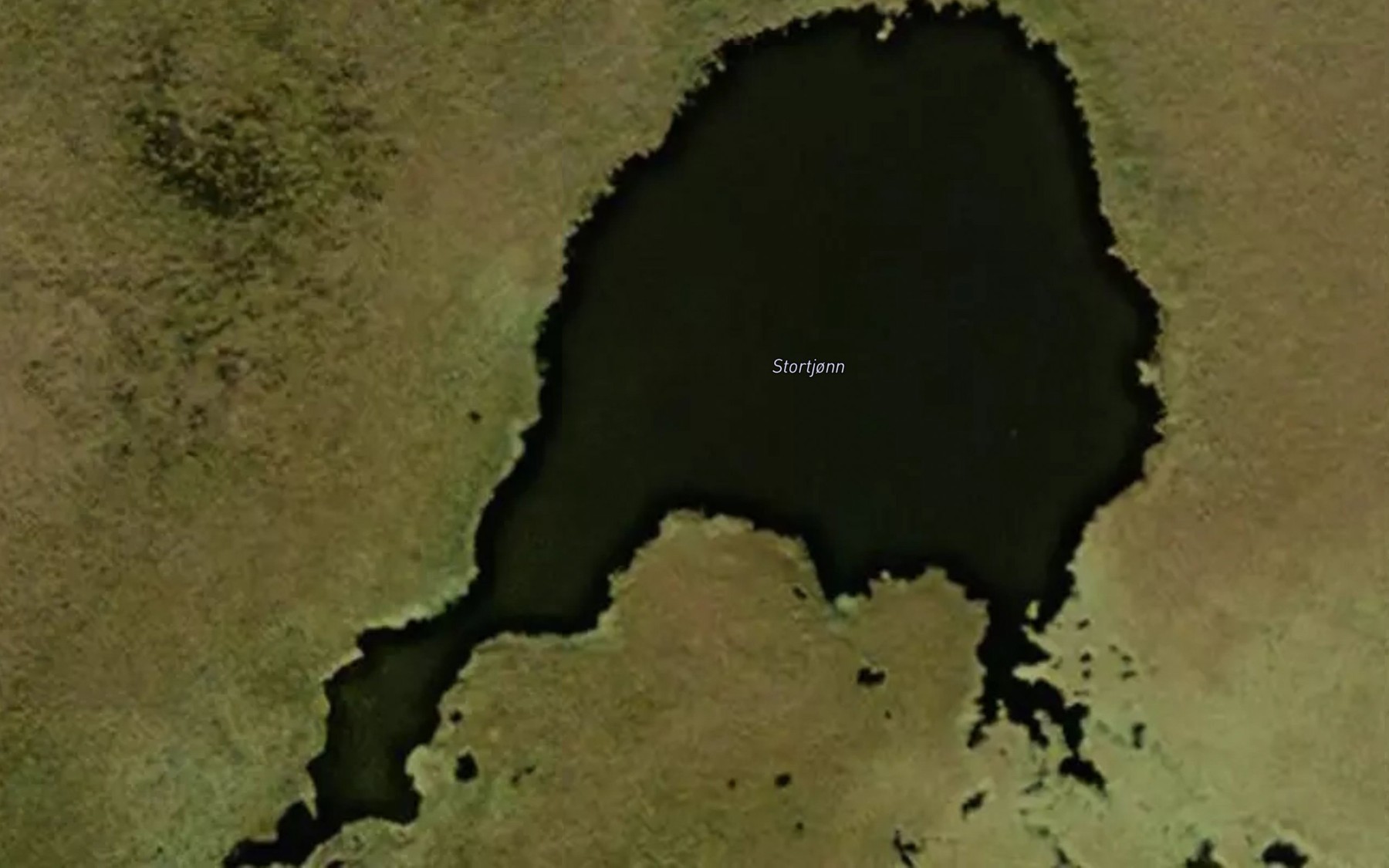 Satellite map of the Stortjorn