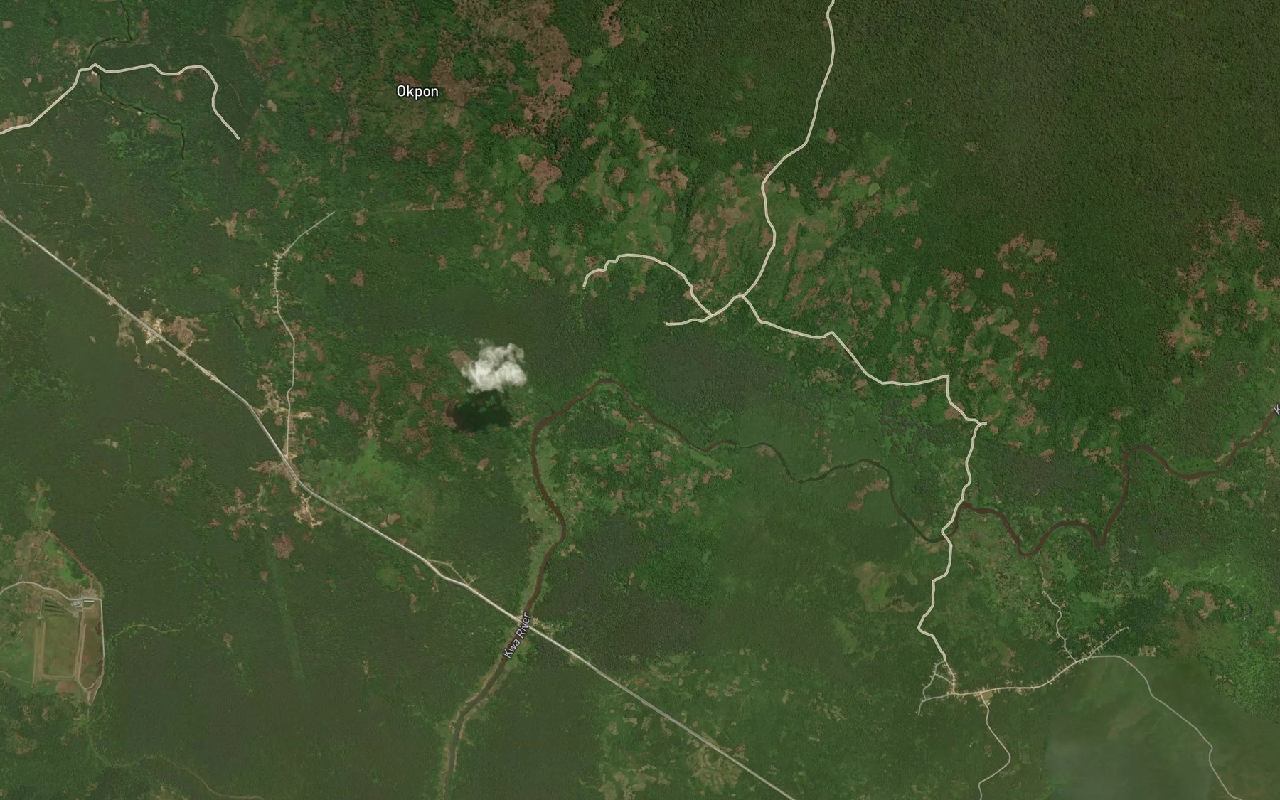 Satellite map of the Manaya