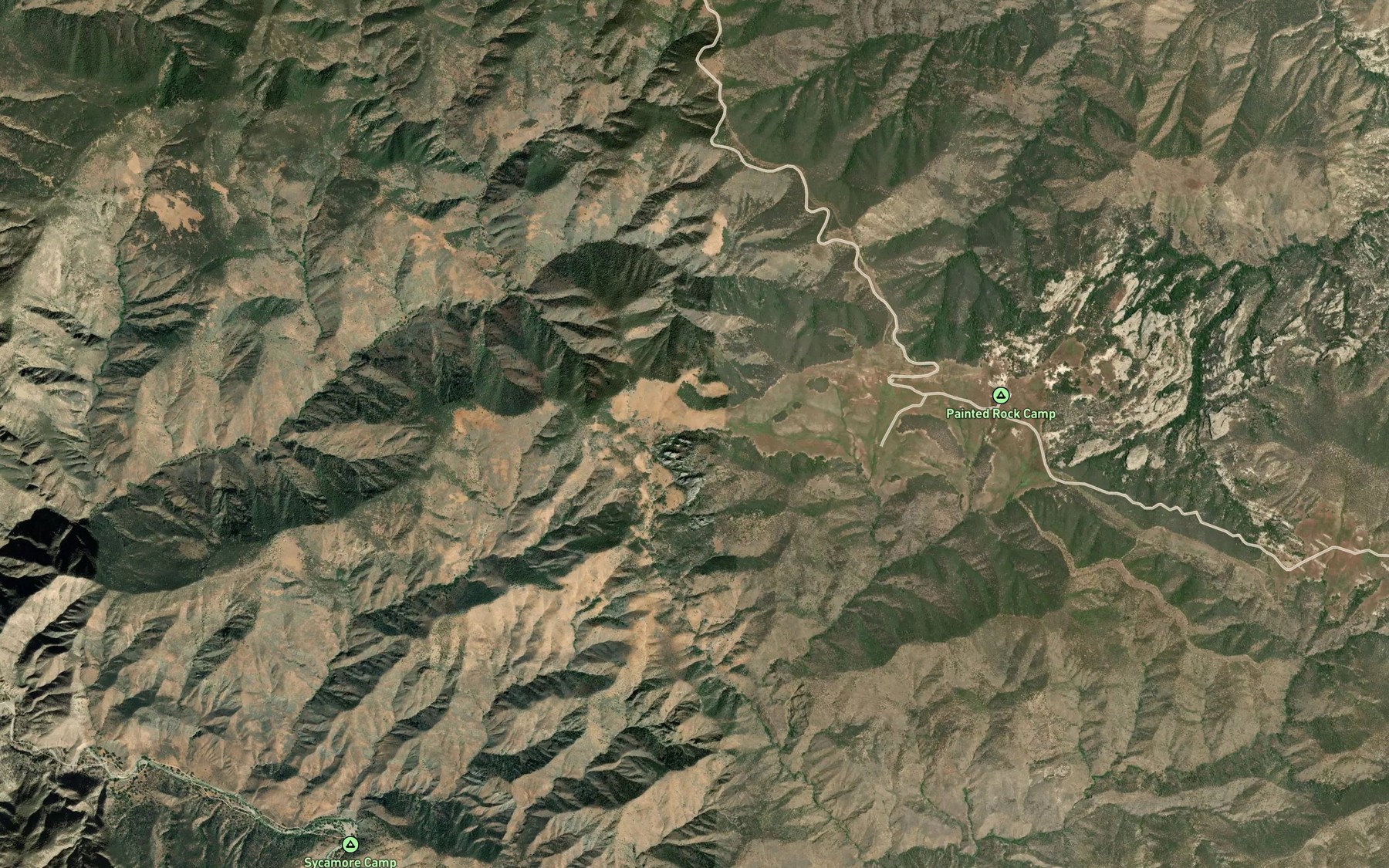 Satellite map of the Jackson Spring
