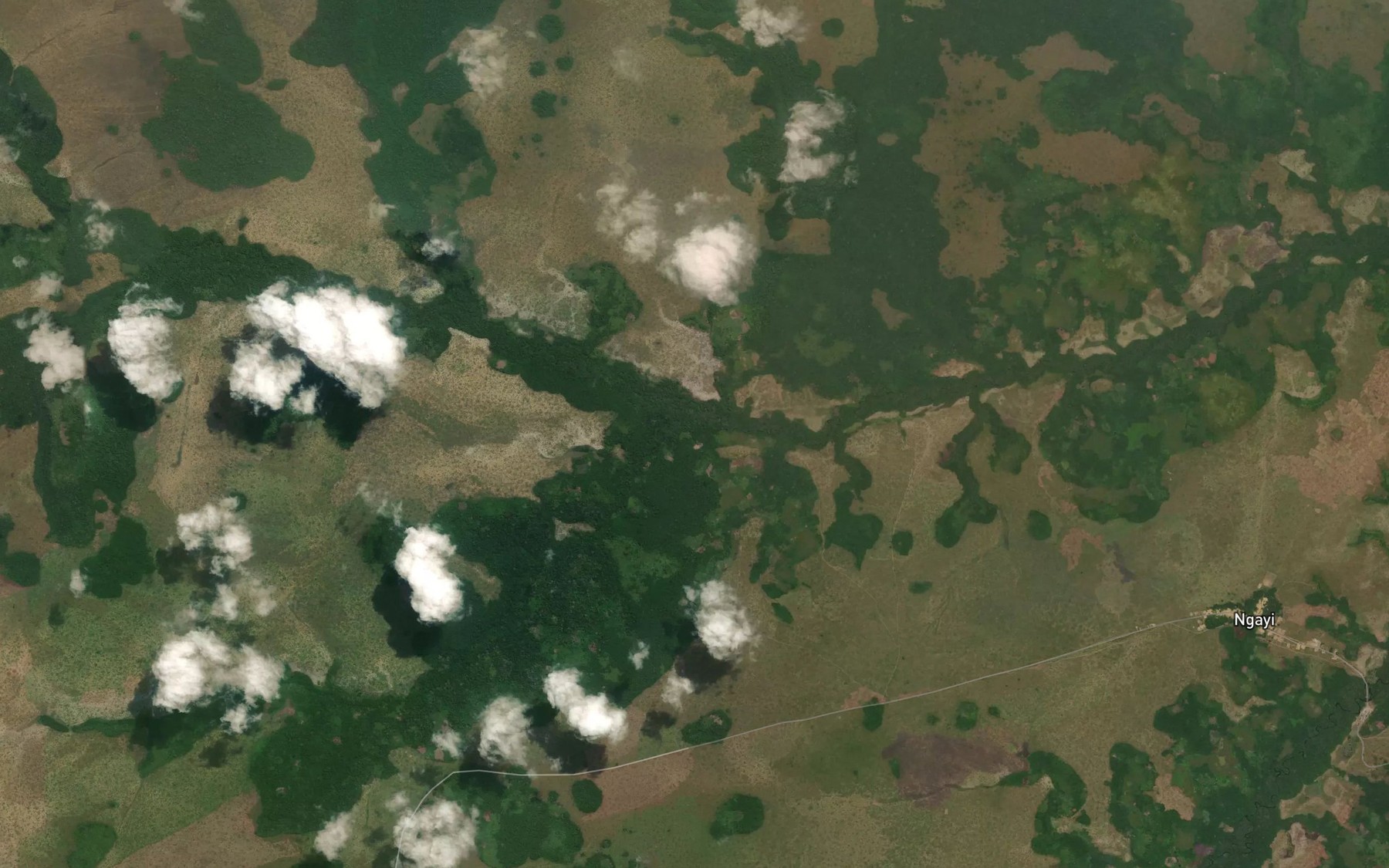 Satellite map of the Eba