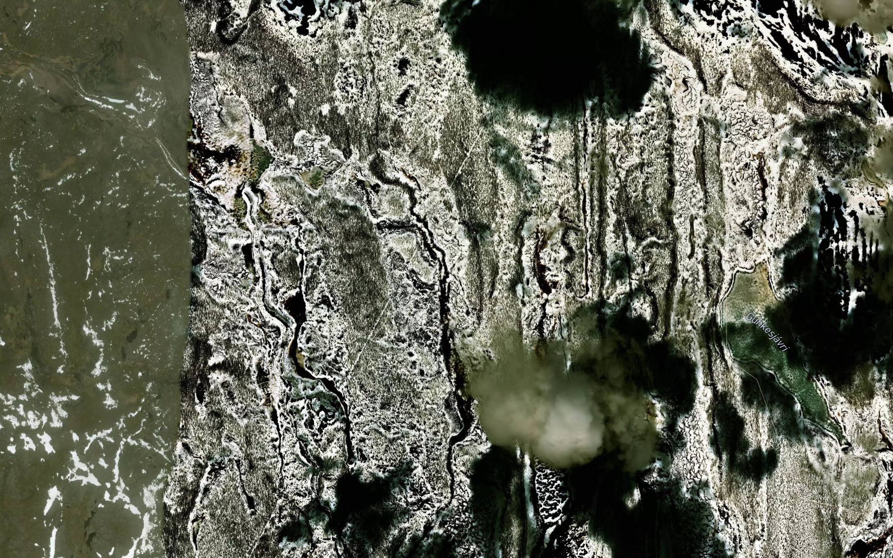 Satellite map of the Ballanjakka