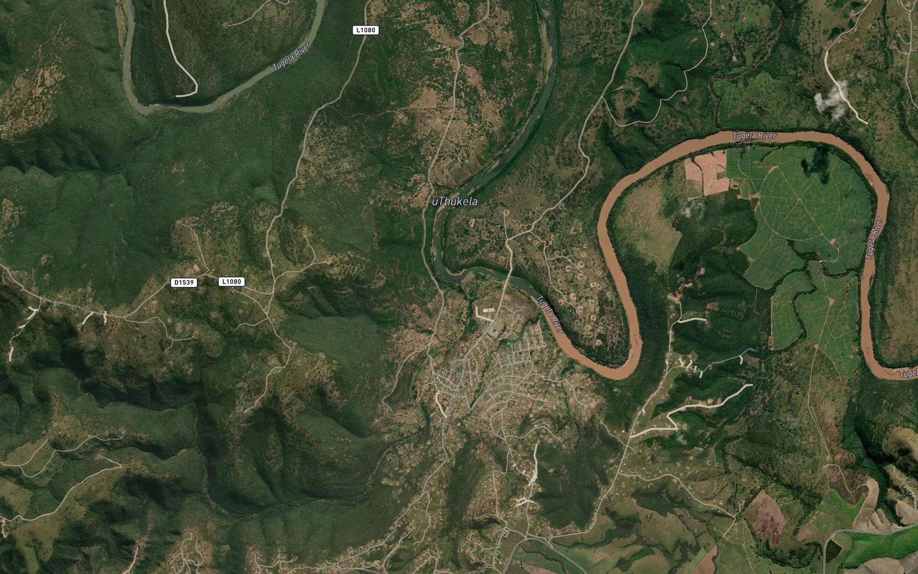 Satellite map of the Zinsimba