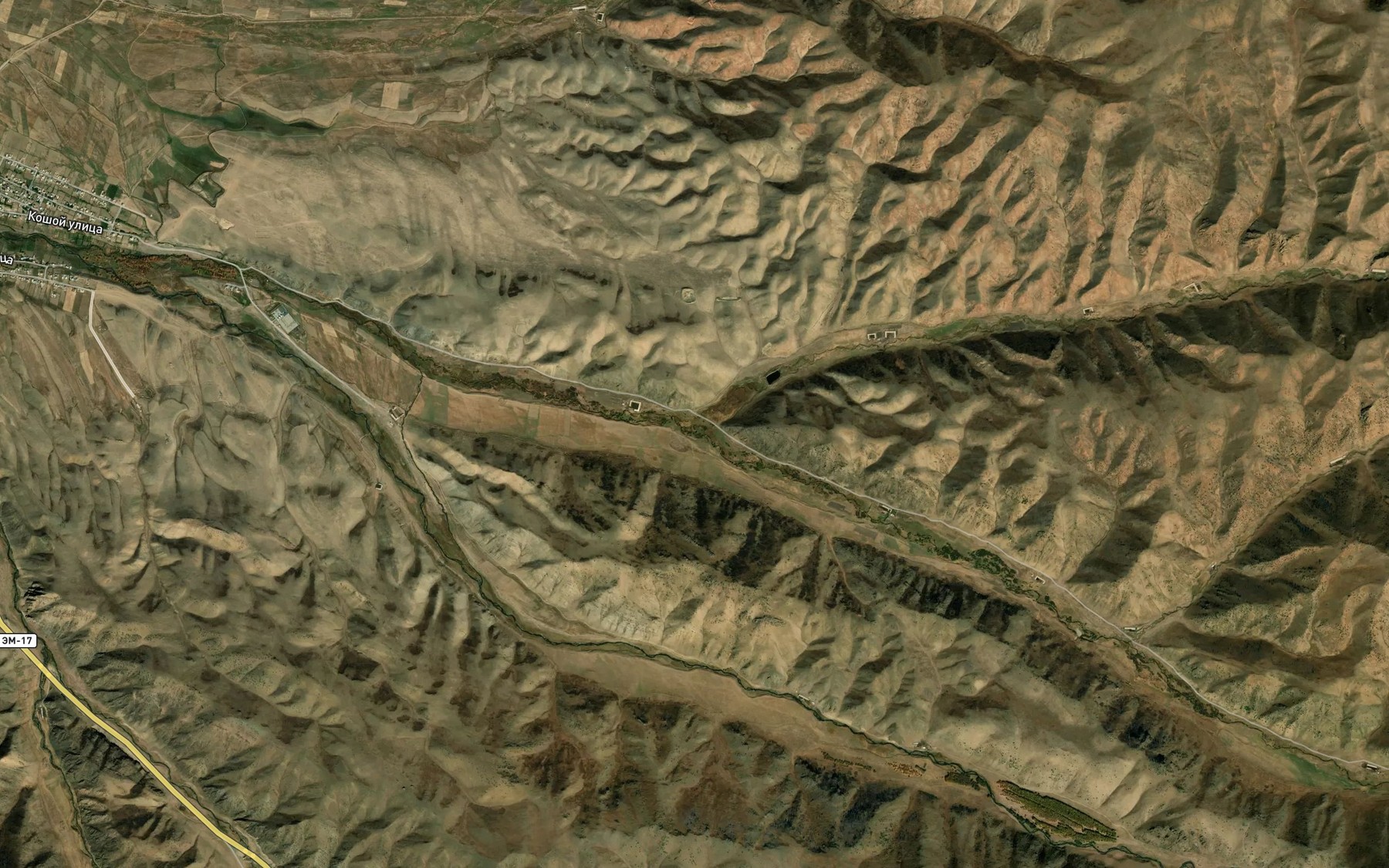 Satellite map of the Orto-Koshoy