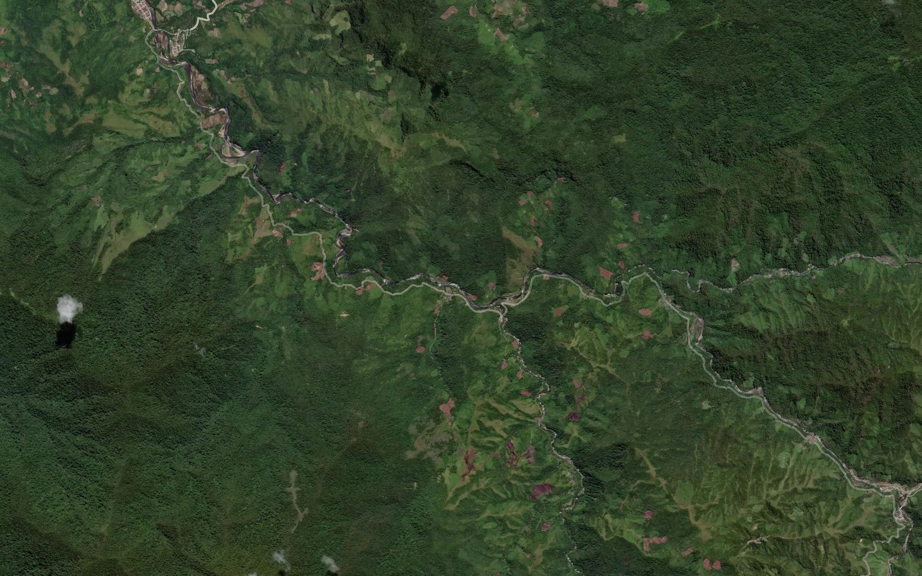 Satellite map of the Salu Kasoka