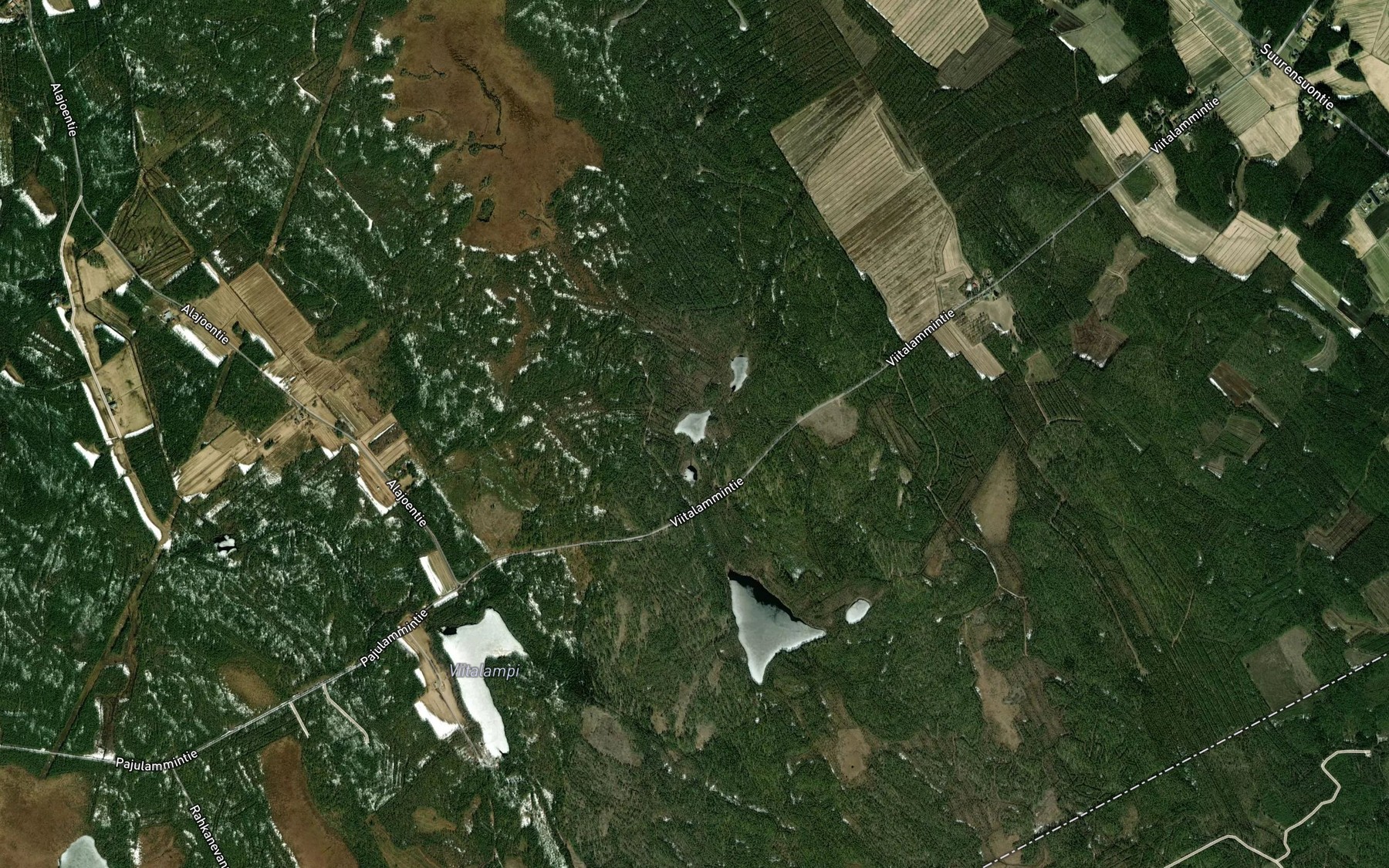 Satellite map of the Tervalammit
