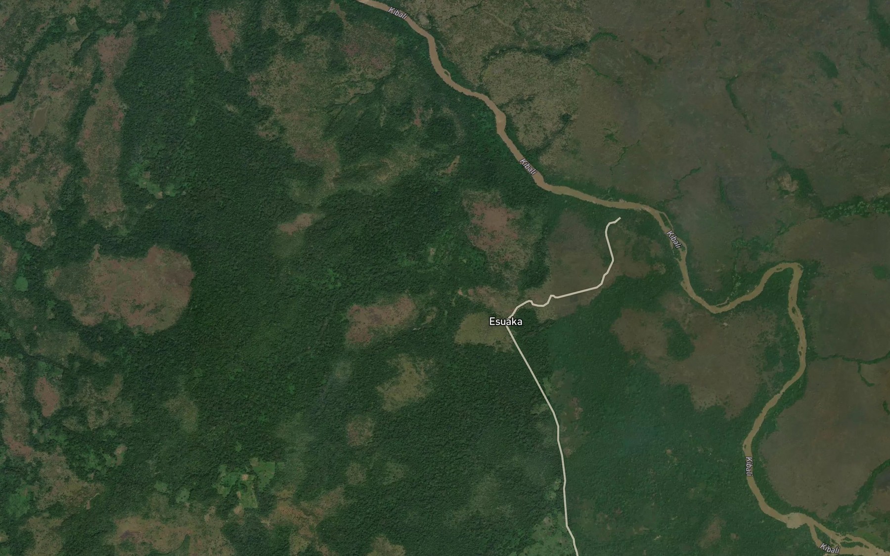 Satellite map of the Kanda
