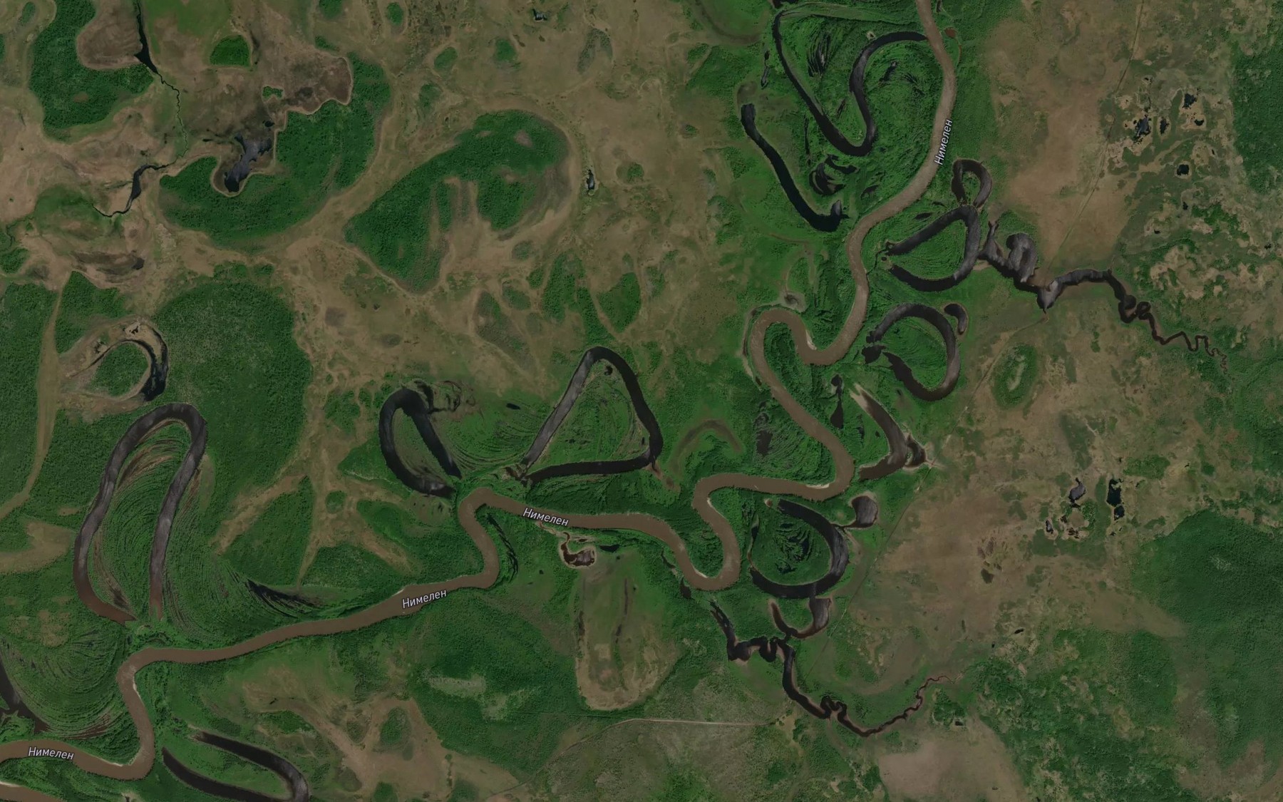 Satellite map of the Ozero Perekat