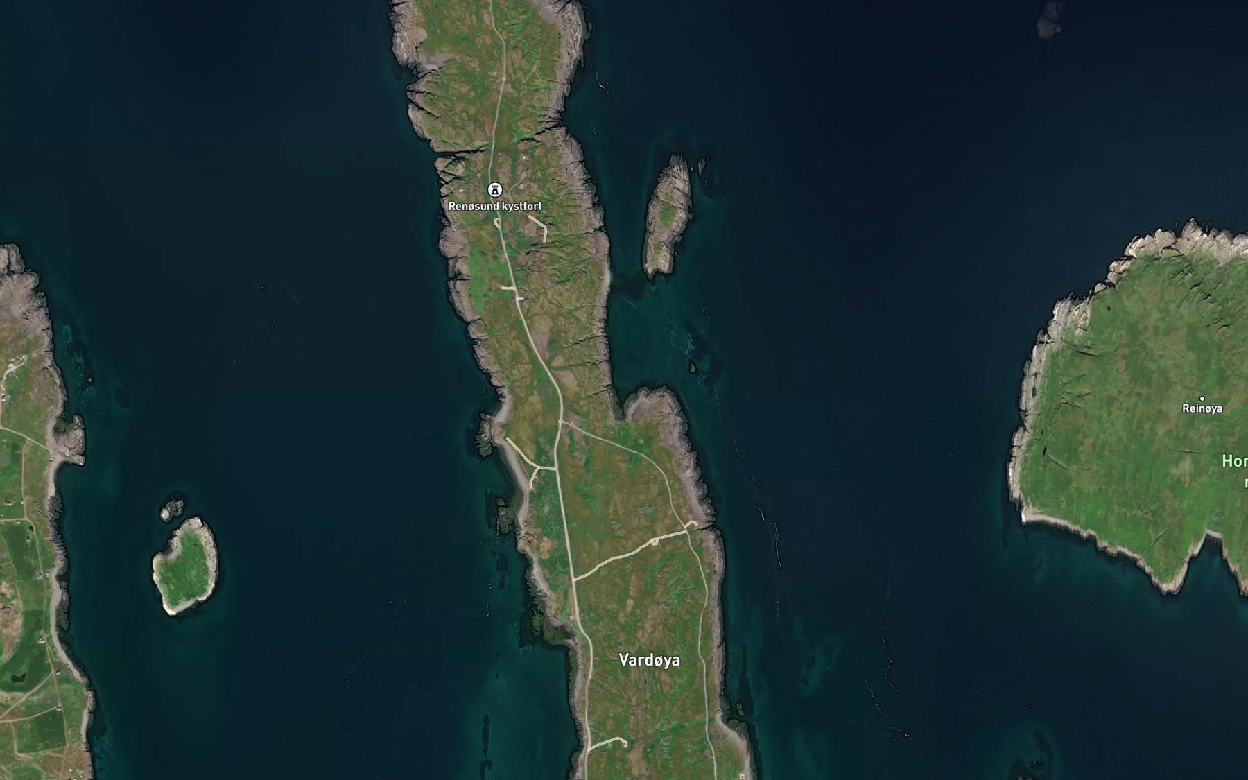 Satellite map of the Store Svinvika