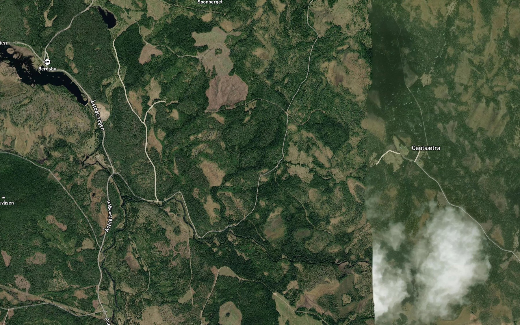 Satellite map of the Verkensbekken