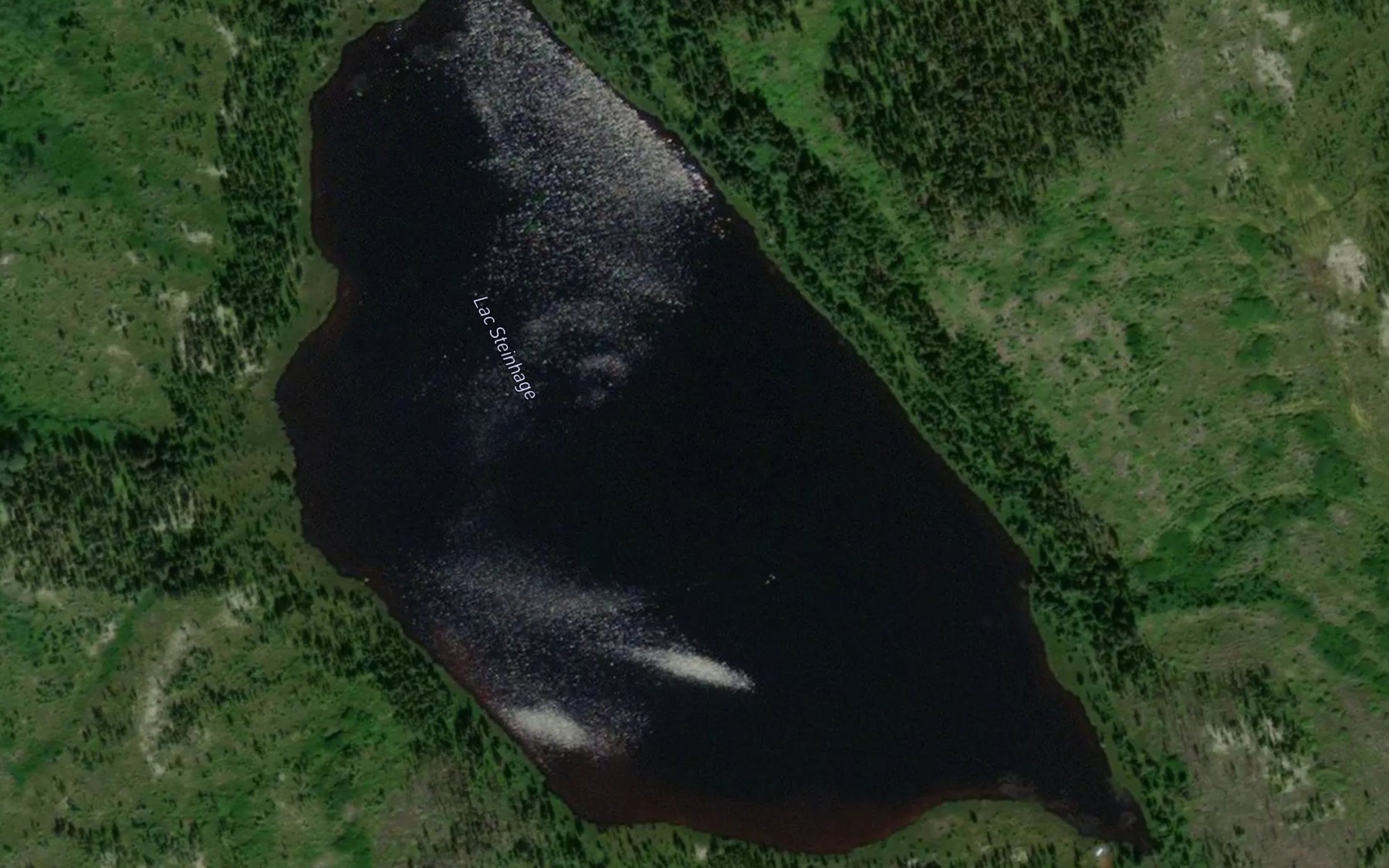 Satellite map of the Lac Steinhage
