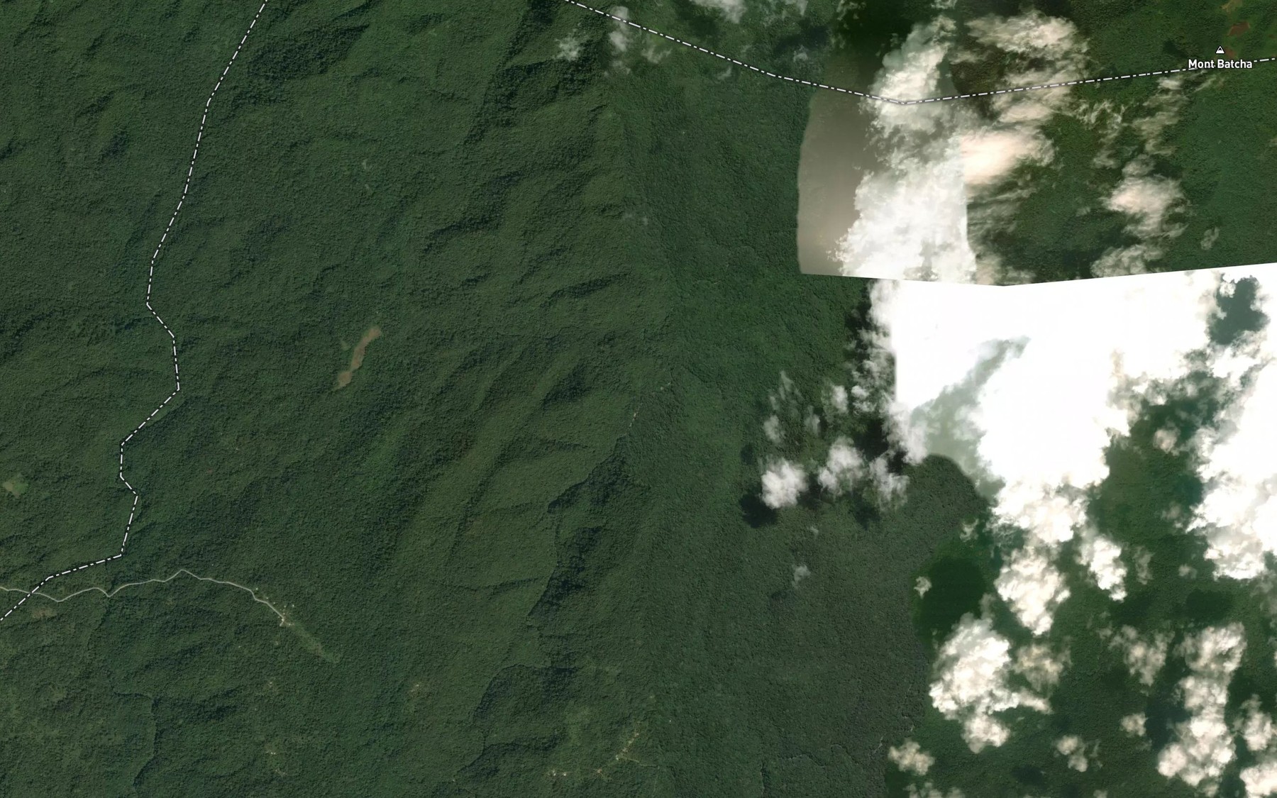 Satellite map of the Memwa
