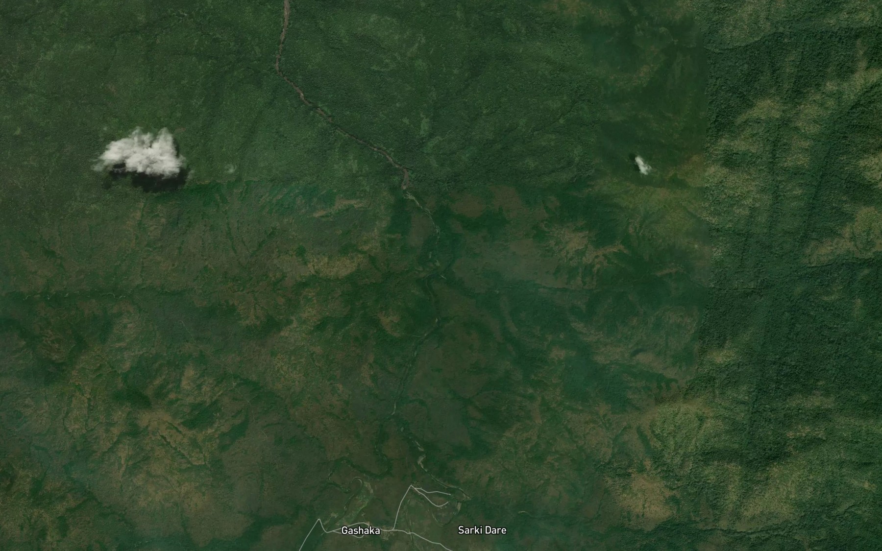 Satellite map of the Jiagum