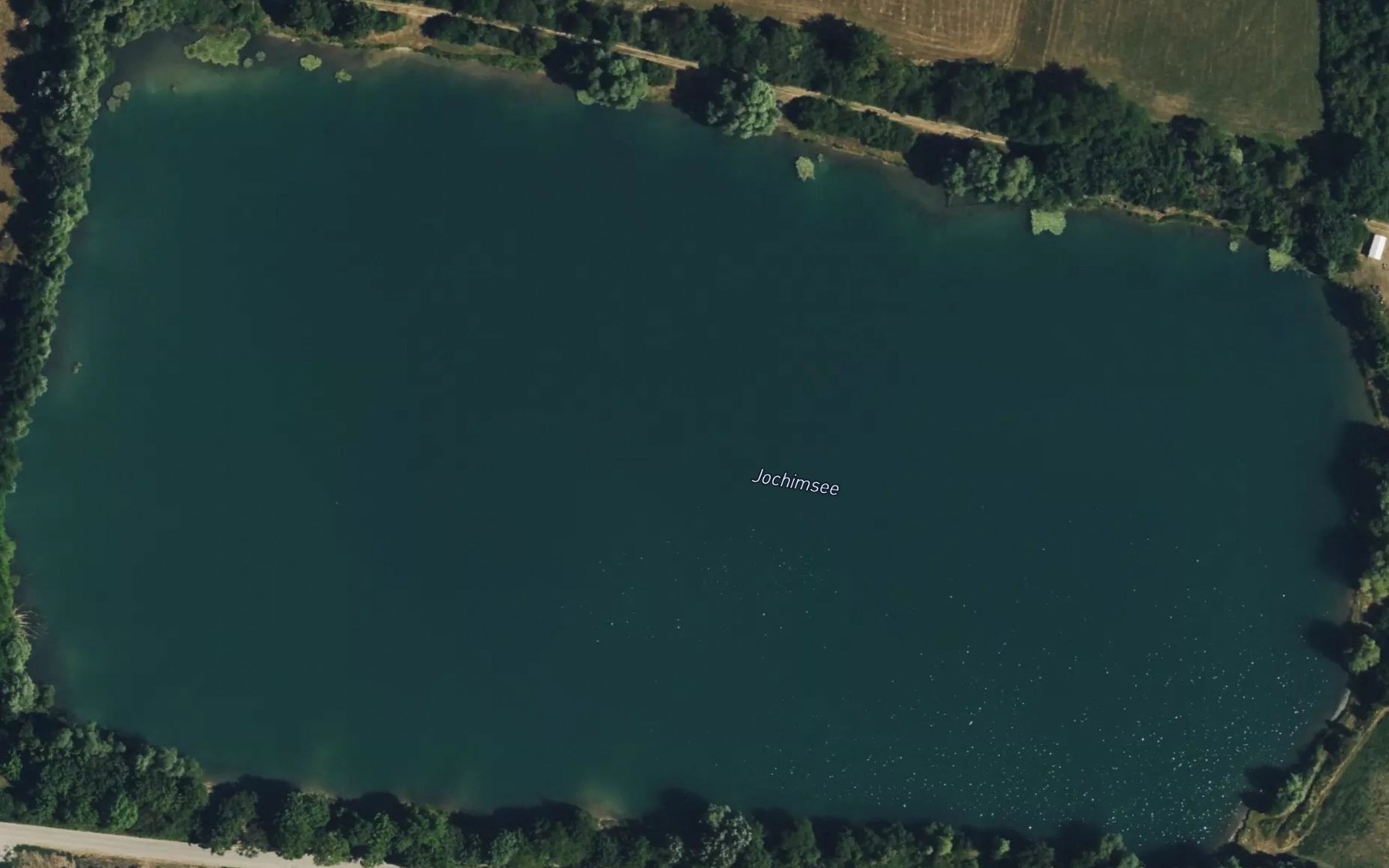 Satellite map of the Jochimsee