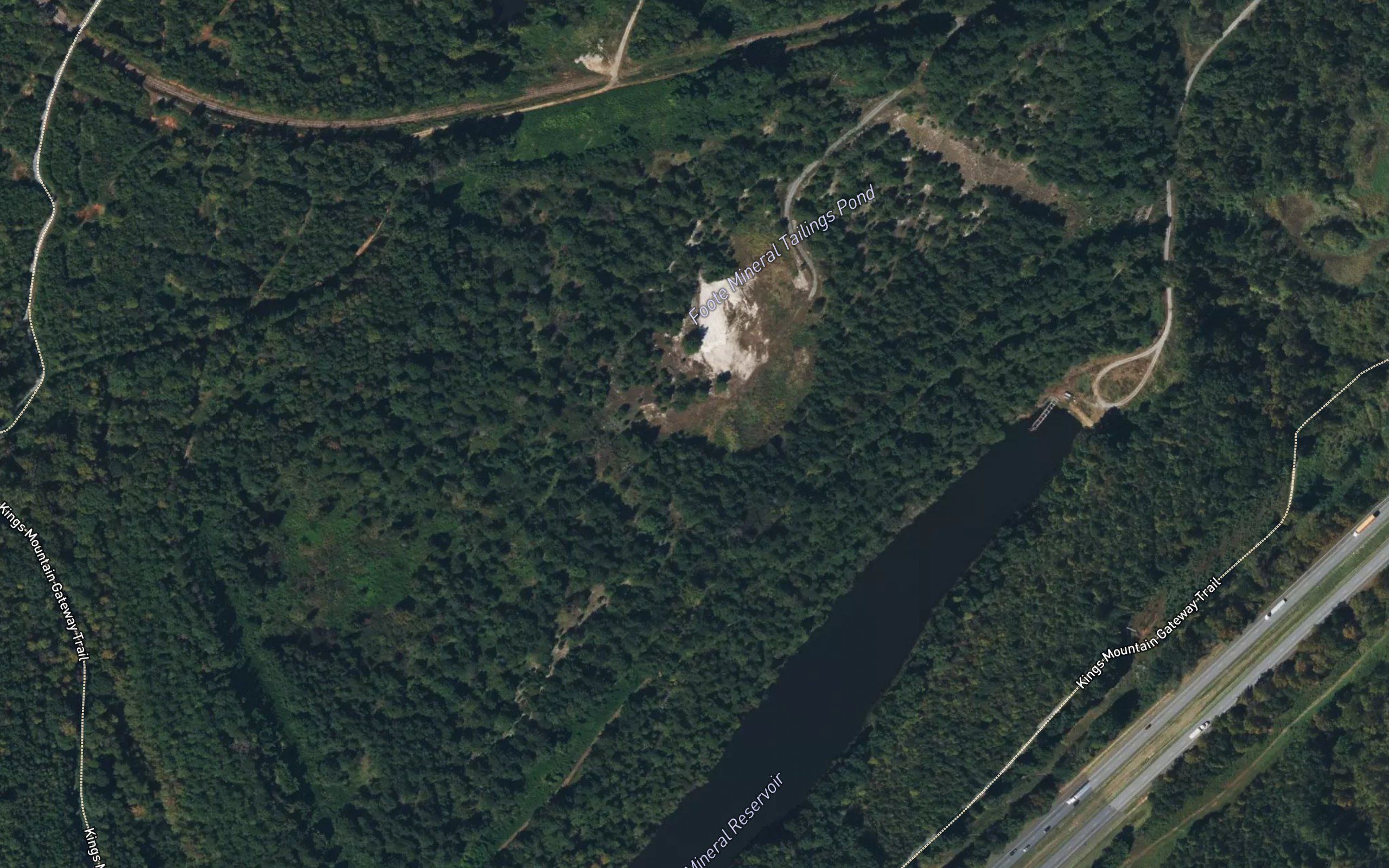 Foote Mineral Tailings Pond