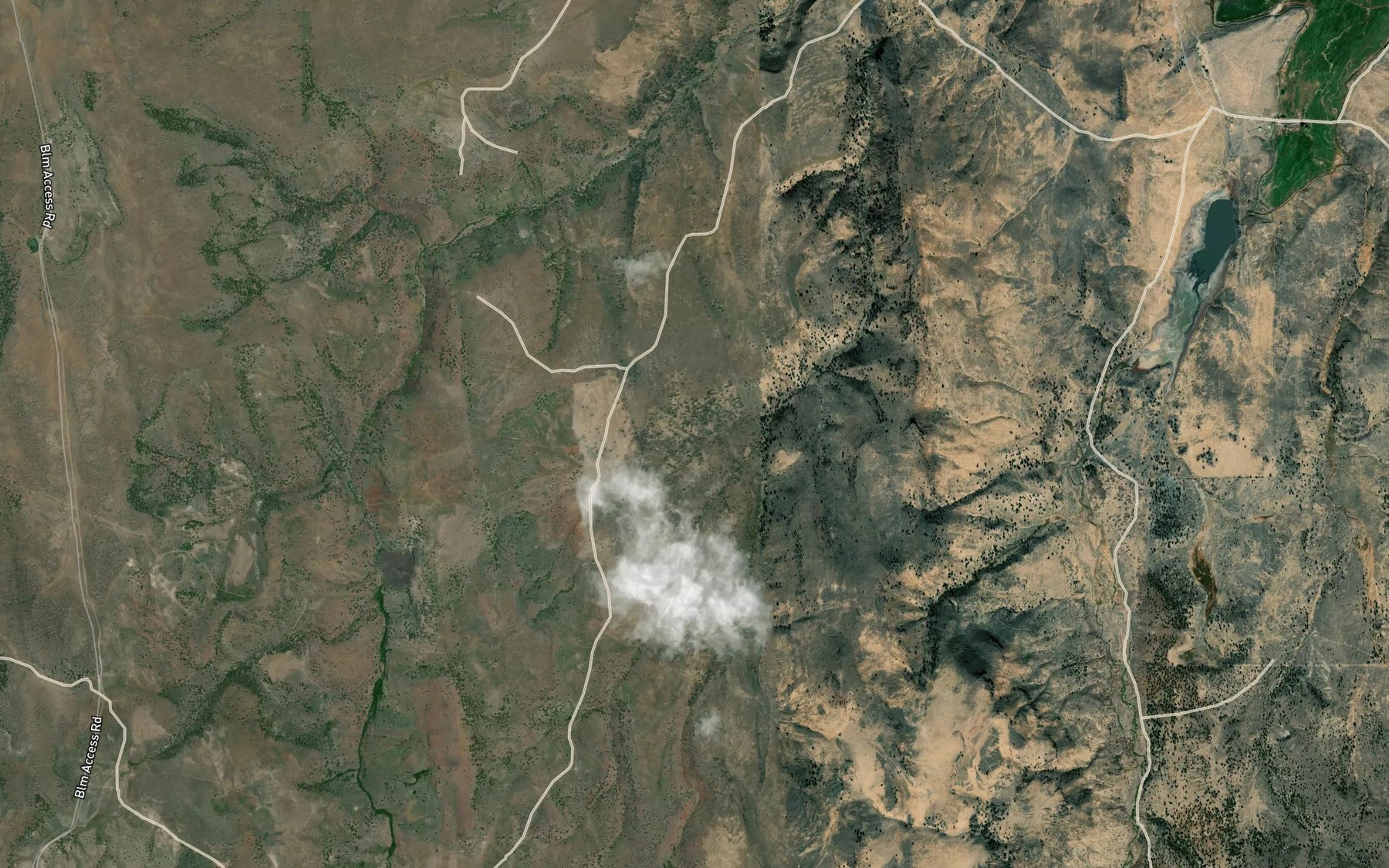 Satellite map of the Connolly Basin Spring