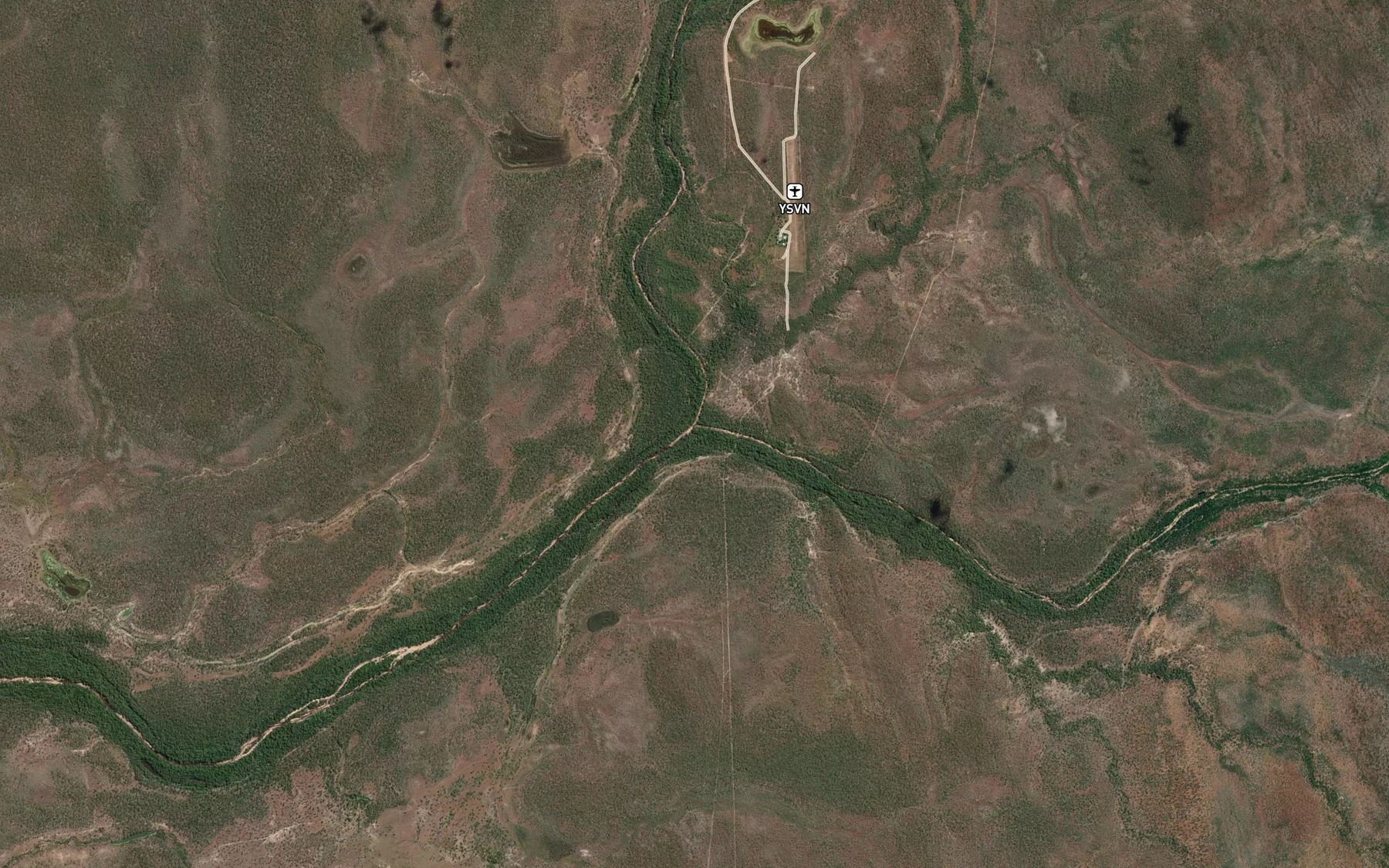 Satellite map of the Lukin River