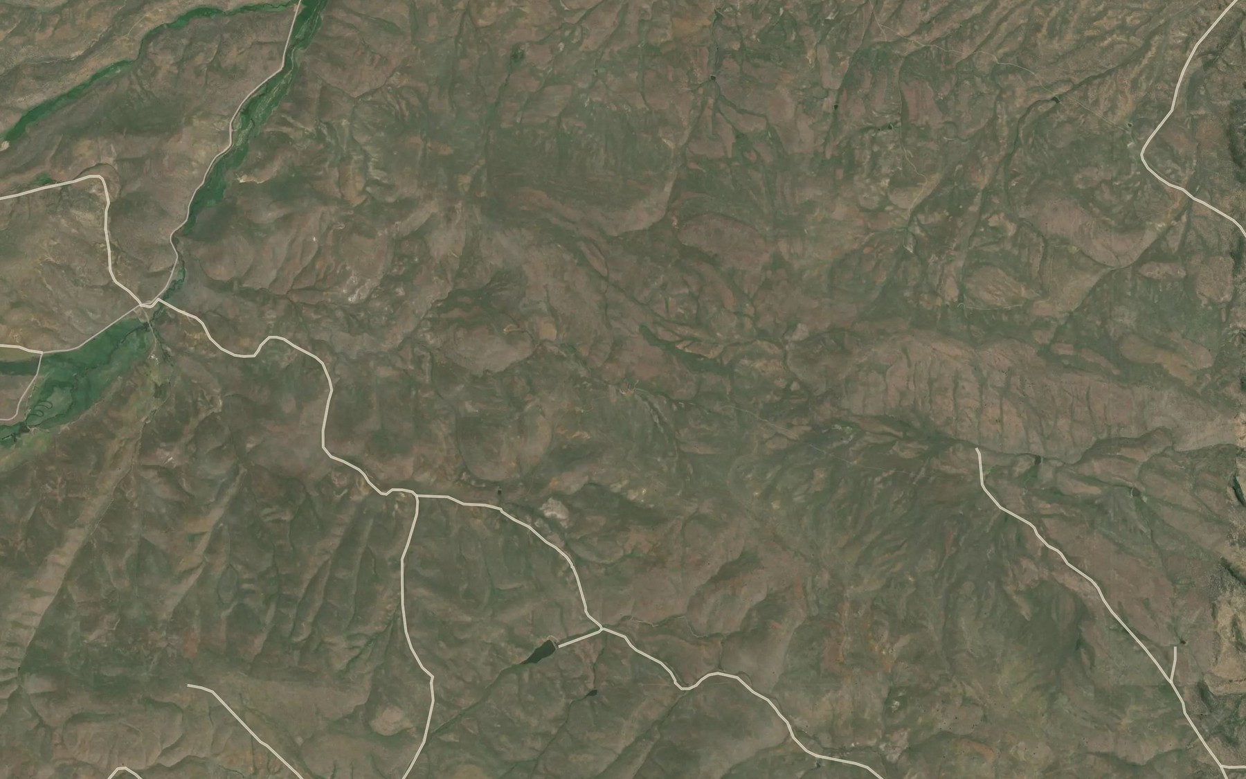 Satellite map of the Rock Quarry Reservoir