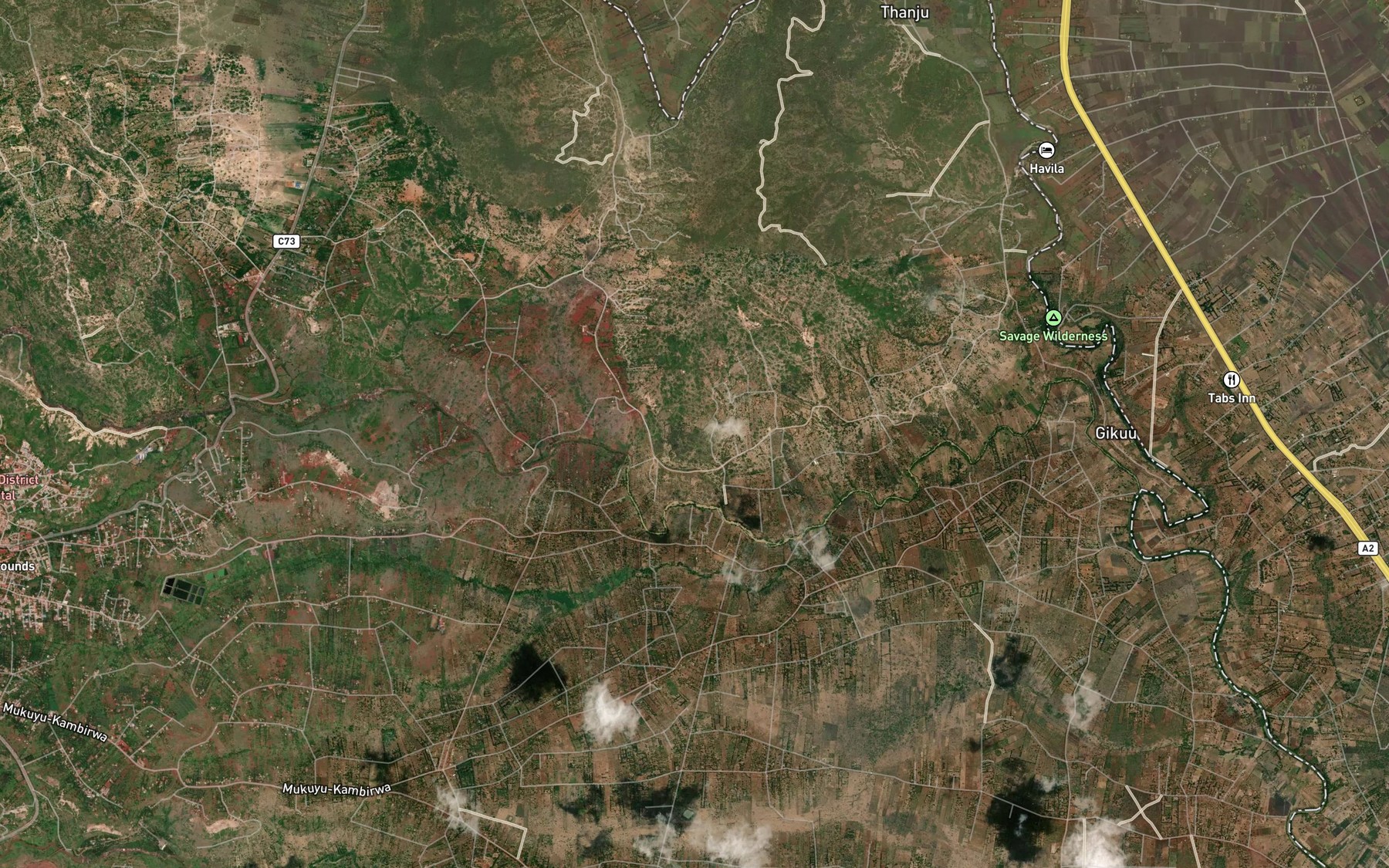 Satellite map of the Mbiri