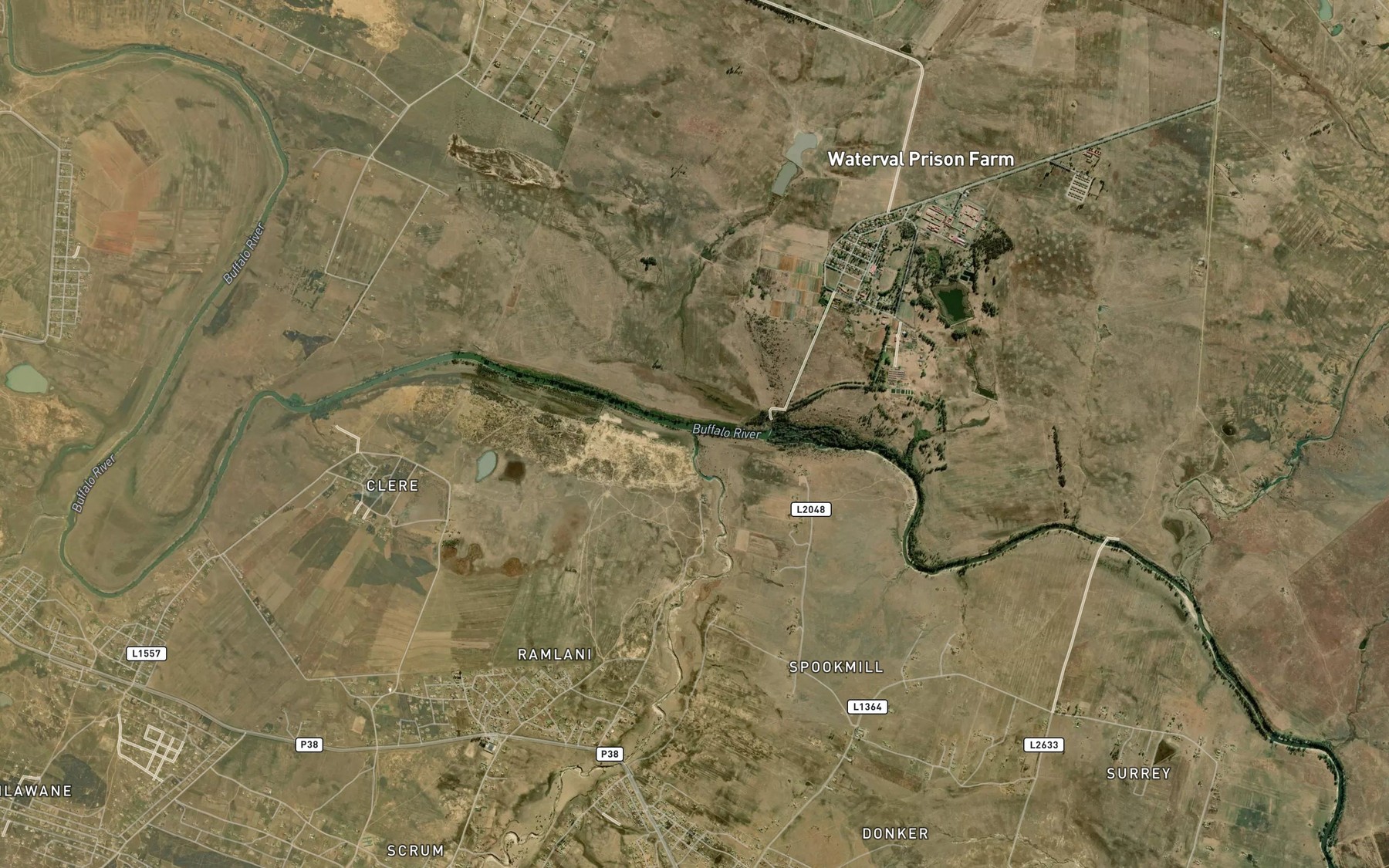 Satellite map of the Mbabane