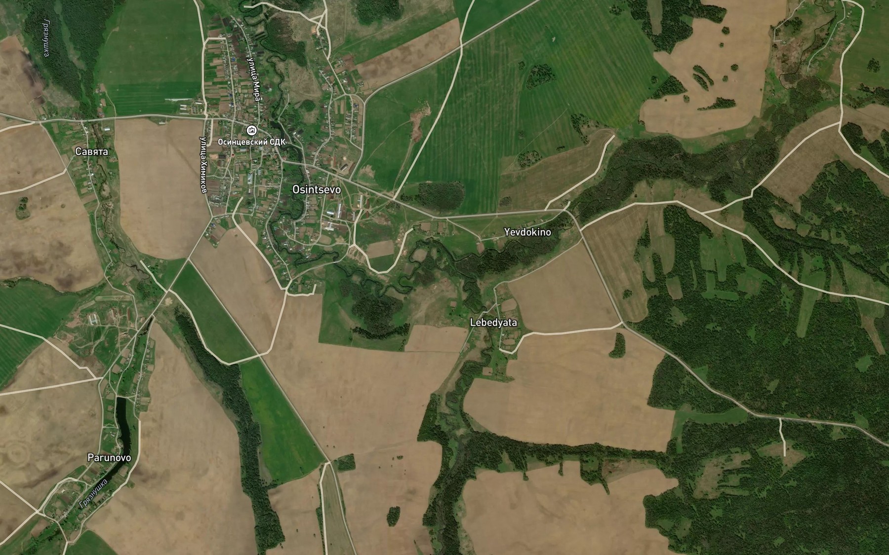 Satellite map of the Byrma
