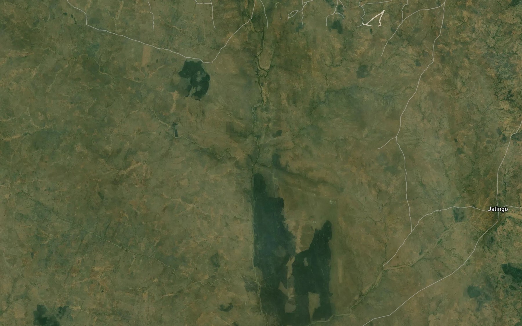 Satellite map of the Mayel Mbawa