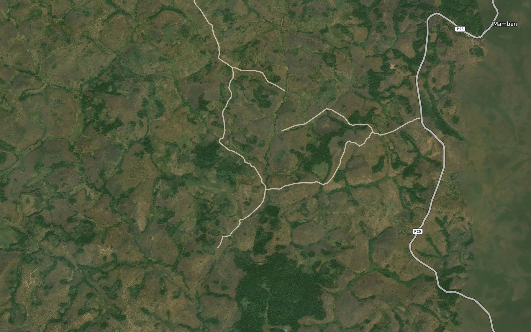 Satellite map of the Nkang