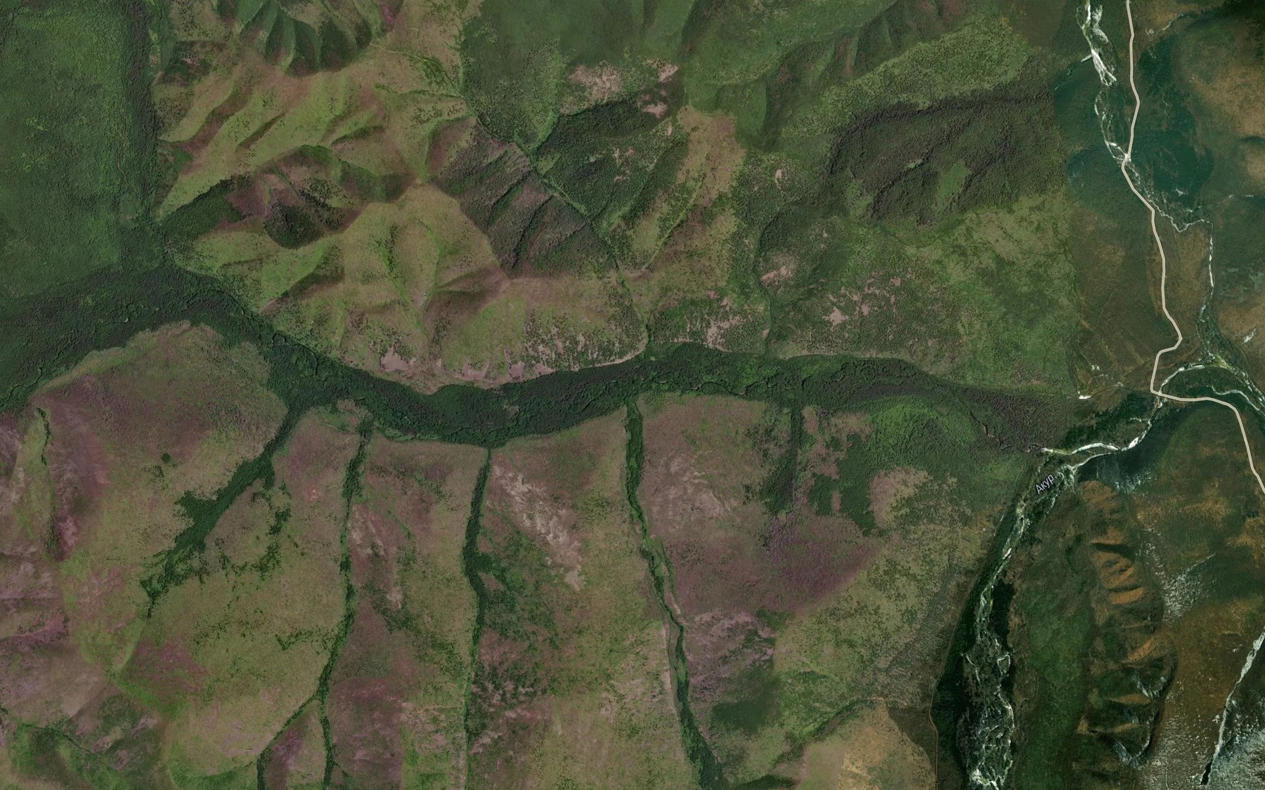 Satellite map of the Myl'nyy